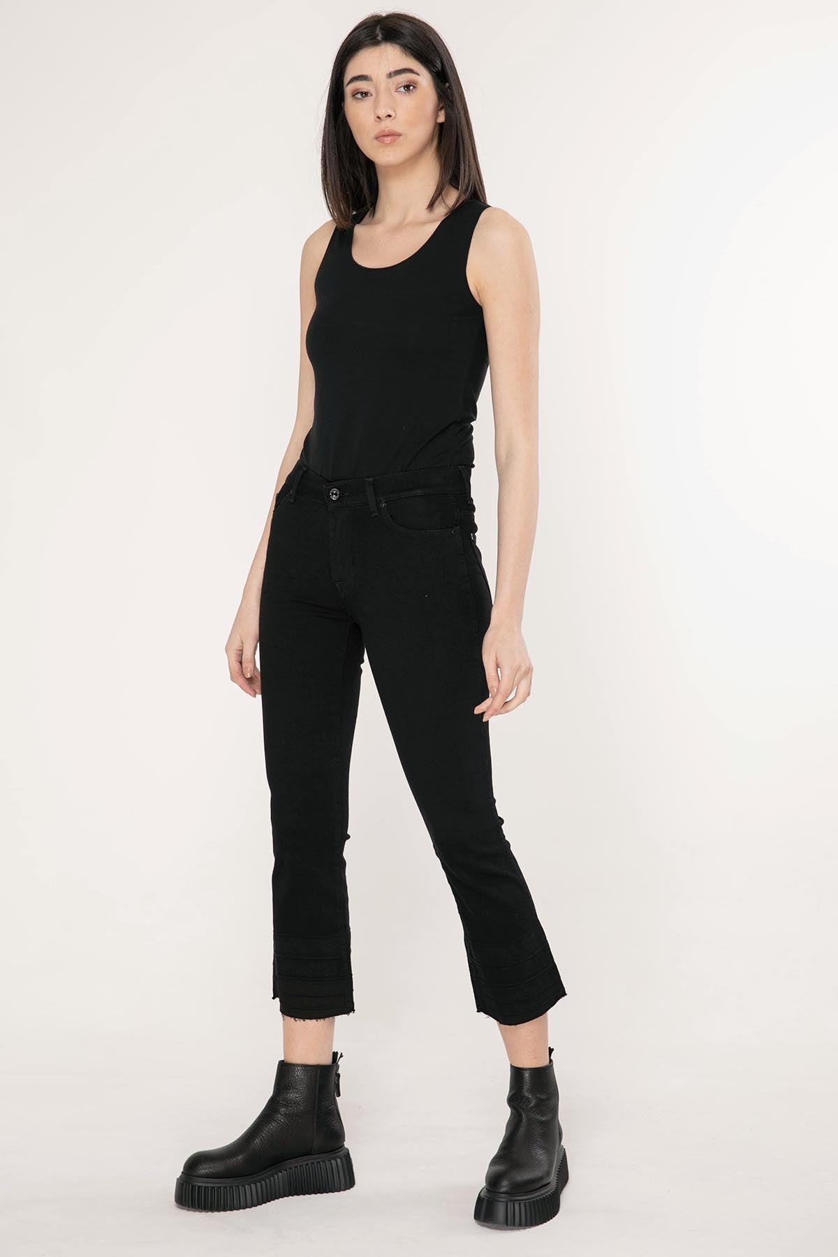 7 For All Mankind Cropped Boot Jeans-Libas Trendy Fashion Store