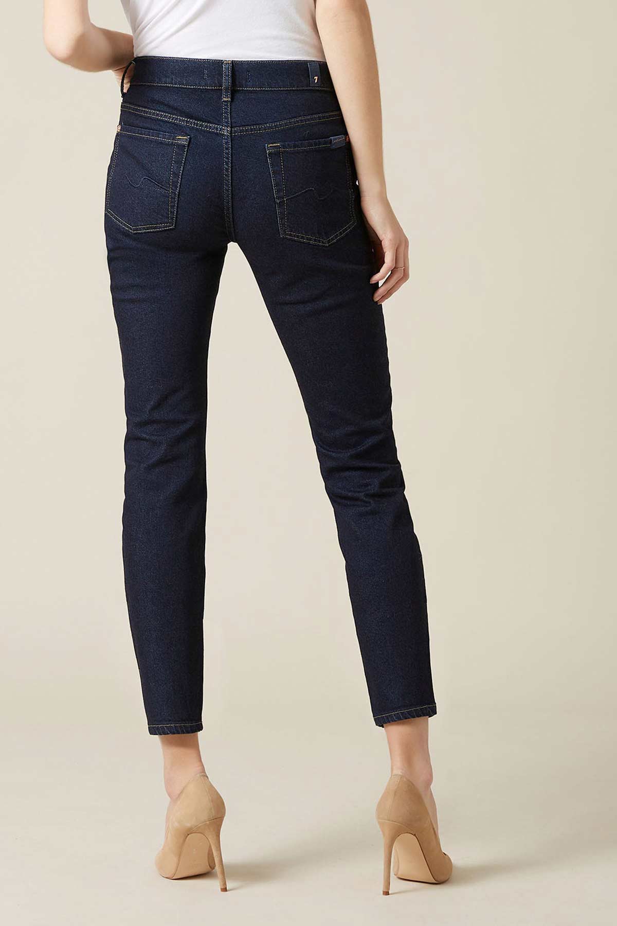 7 For All Mankind Roxanne Ankle Slim Fit Jeans-Libas Trendy Fashion Store