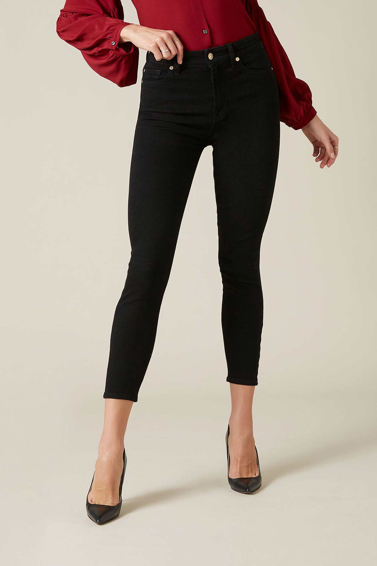 7 For All Mankind Aubrey Skinny Fit Jeans-Libas Trendy Fashion Store