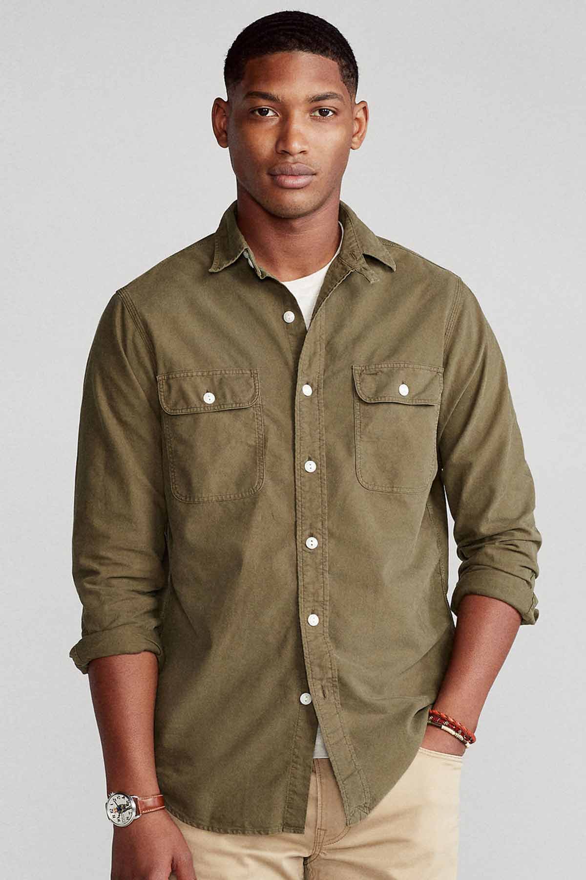 Polo Ralph Lauren Custom Fit Kapaklı Cep Gömlek-Libas Trendy Fashion Store