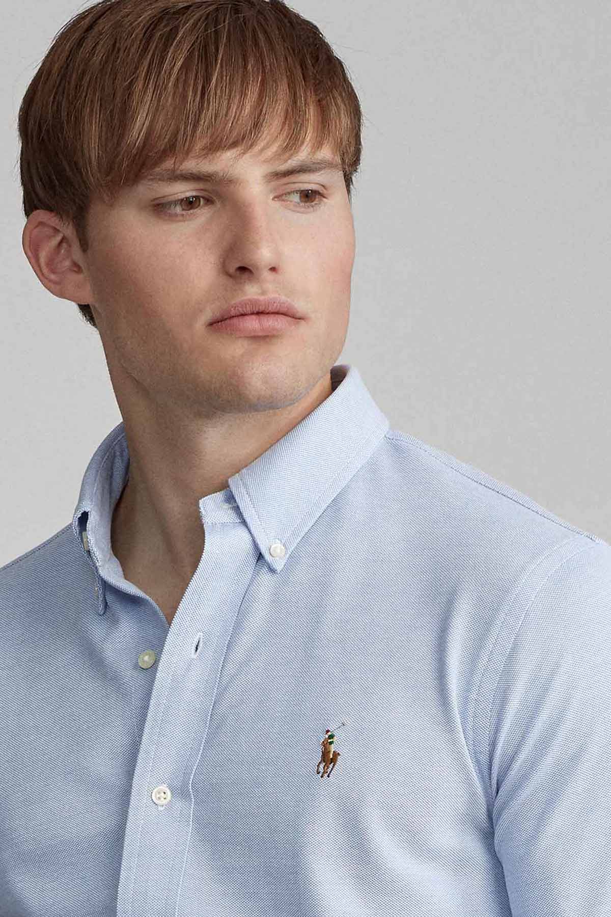 Polo Ralph Lauren Custom Fit Knit Oxford Gömlek-Libas Trendy Fashion Store