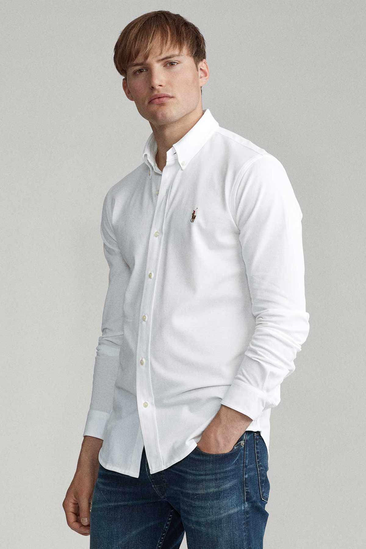 Polo Ralph Lauren Custom Fit Knit Oxford Gömlek-Libas Trendy Fashion Store