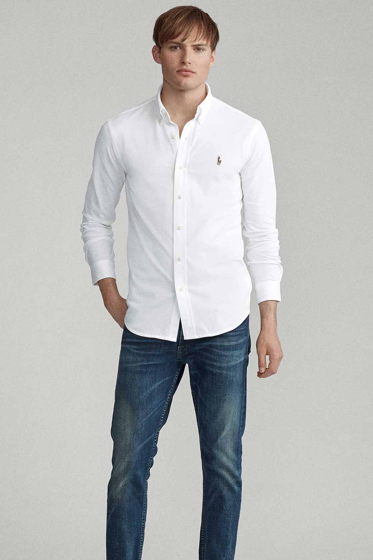 Polo Ralph Lauren Custom Fit Knit Oxford Gömlek-Libas Trendy Fashion Store