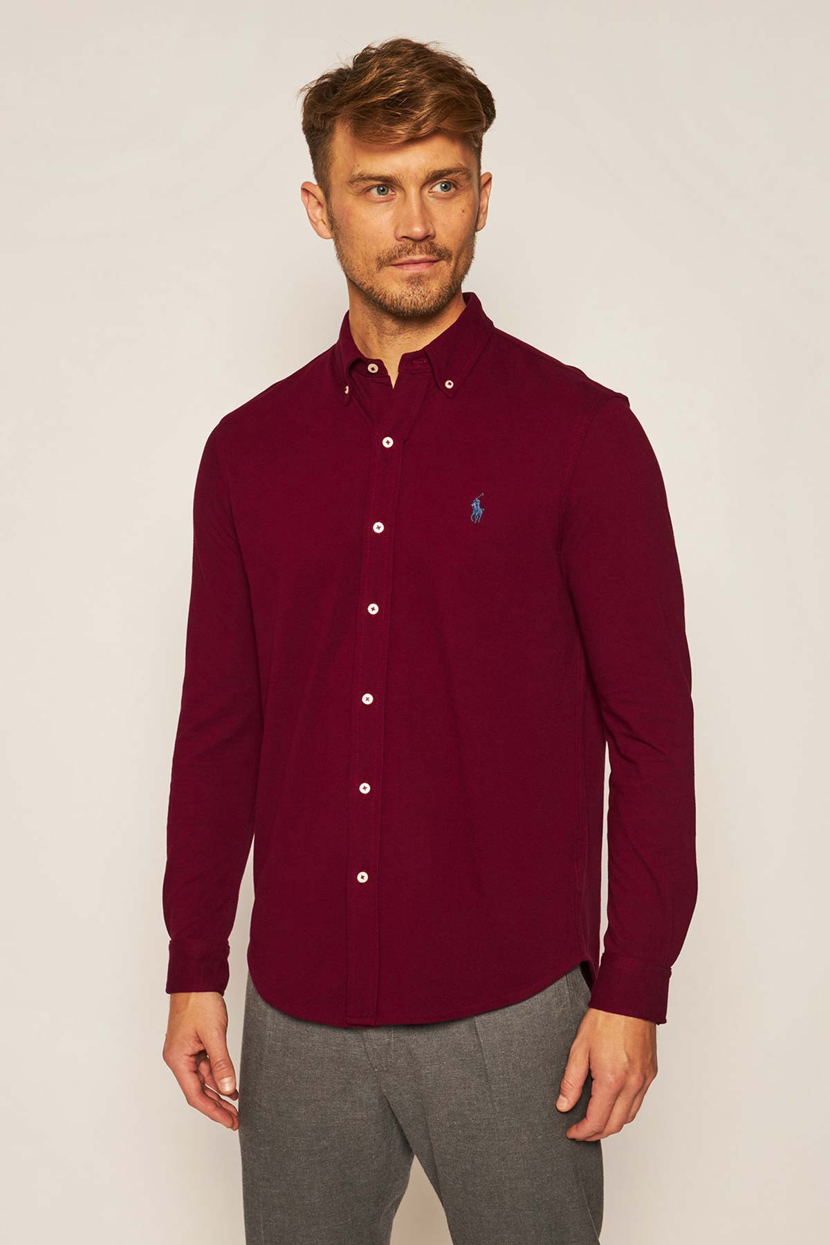 Polo Ralph Lauren Custom Fit Featherweight Mesh Gömlek-Libas Trendy Fashion Store