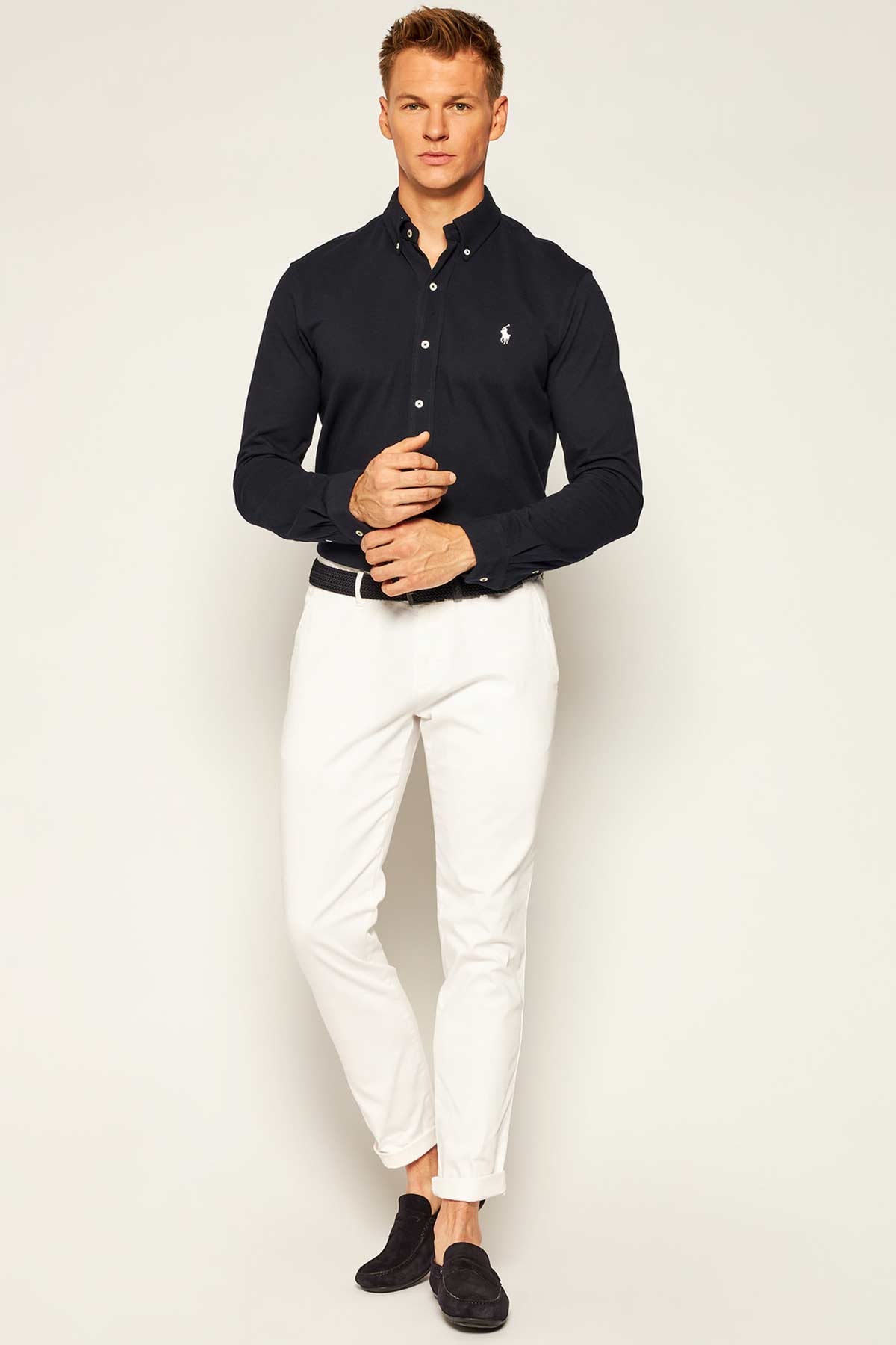 Polo Ralph Lauren Custom Fit Featherweight Mesh Gömlek-Libas Trendy Fashion Store