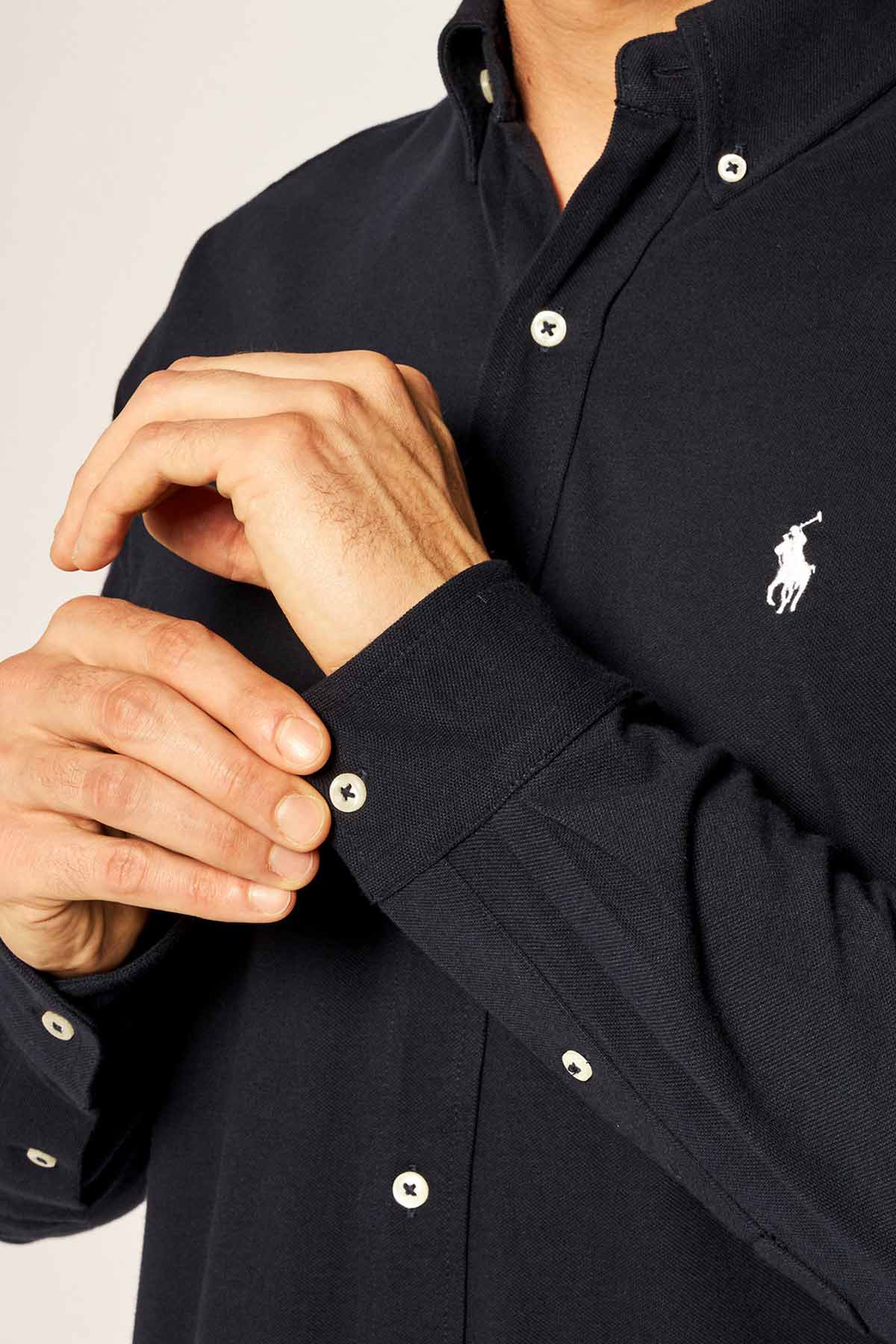 Polo Ralph Lauren Custom Fit Featherweight Mesh Gömlek-Libas Trendy Fashion Store