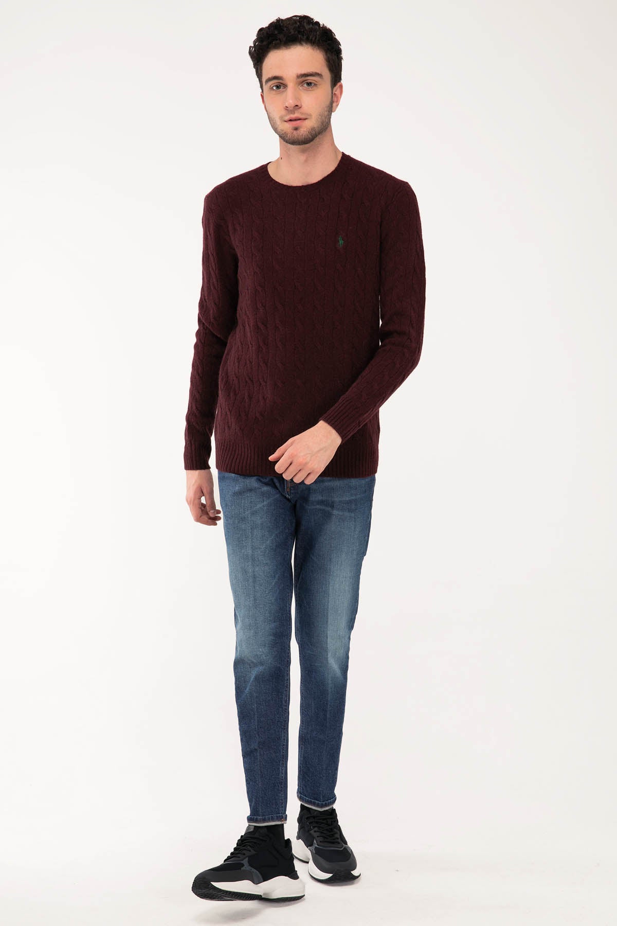 Polo Ralph Lauren Saç Örgü Kaşmirli Triko-Libas Trendy Fashion Store