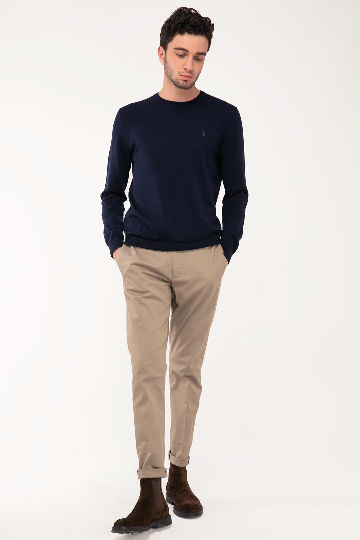 Polo Ralph Lauren Slim Fit Yuvarlak Yaka Triko-Libas Trendy Fashion Store