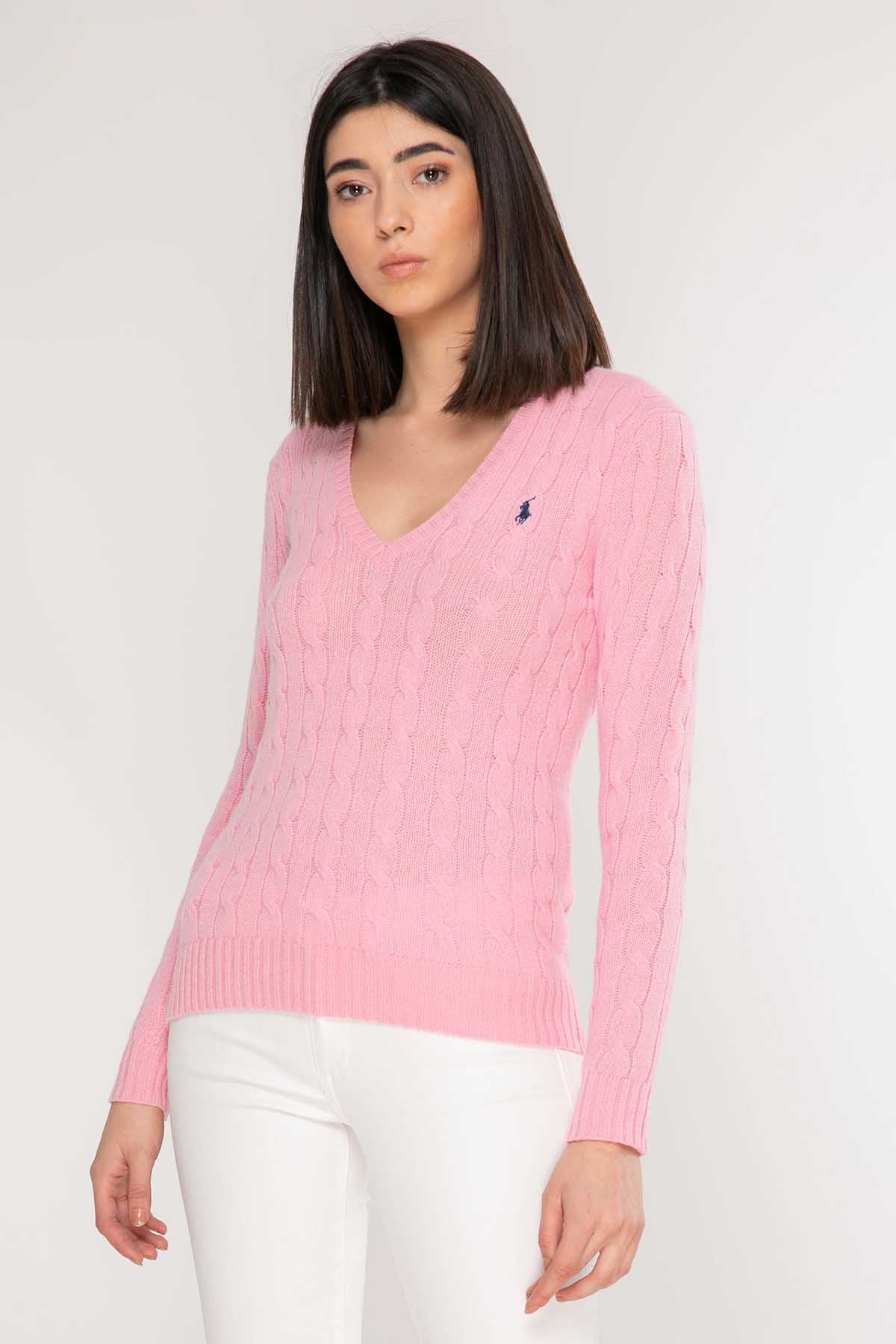 Polo Ralph Lauren Kaşmirli Saç Örgü Triko-Libas Trendy Fashion Store