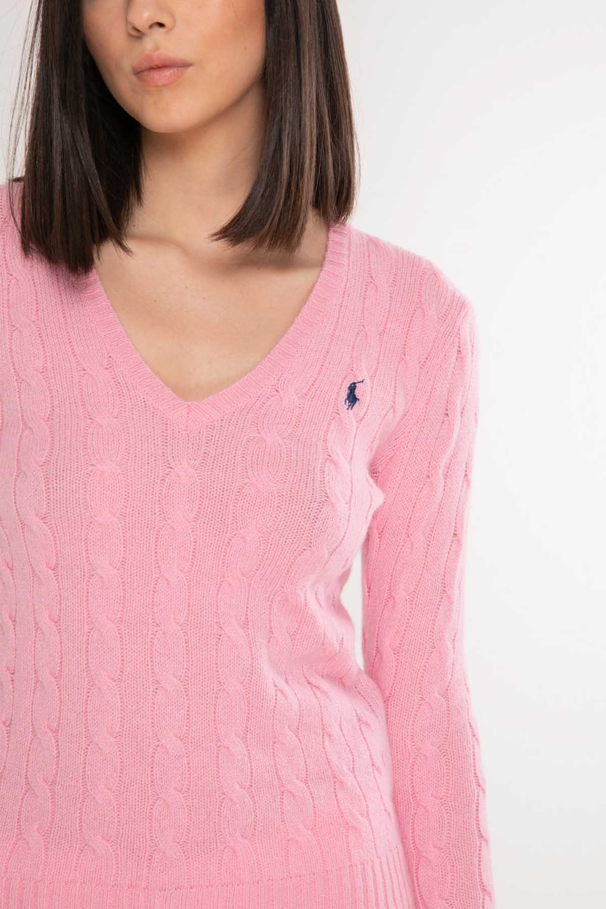 Polo Ralph Lauren Kaşmirli Saç Örgü Triko-Libas Trendy Fashion Store