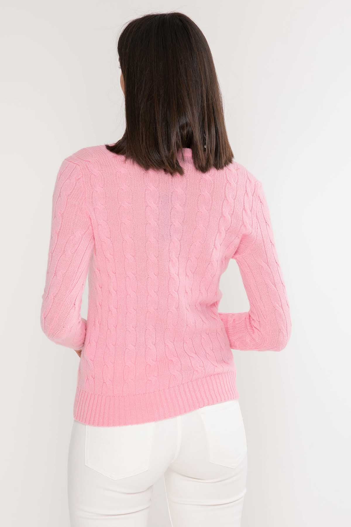 Polo Ralph Lauren Kaşmirli Saç Örgü Triko-Libas Trendy Fashion Store