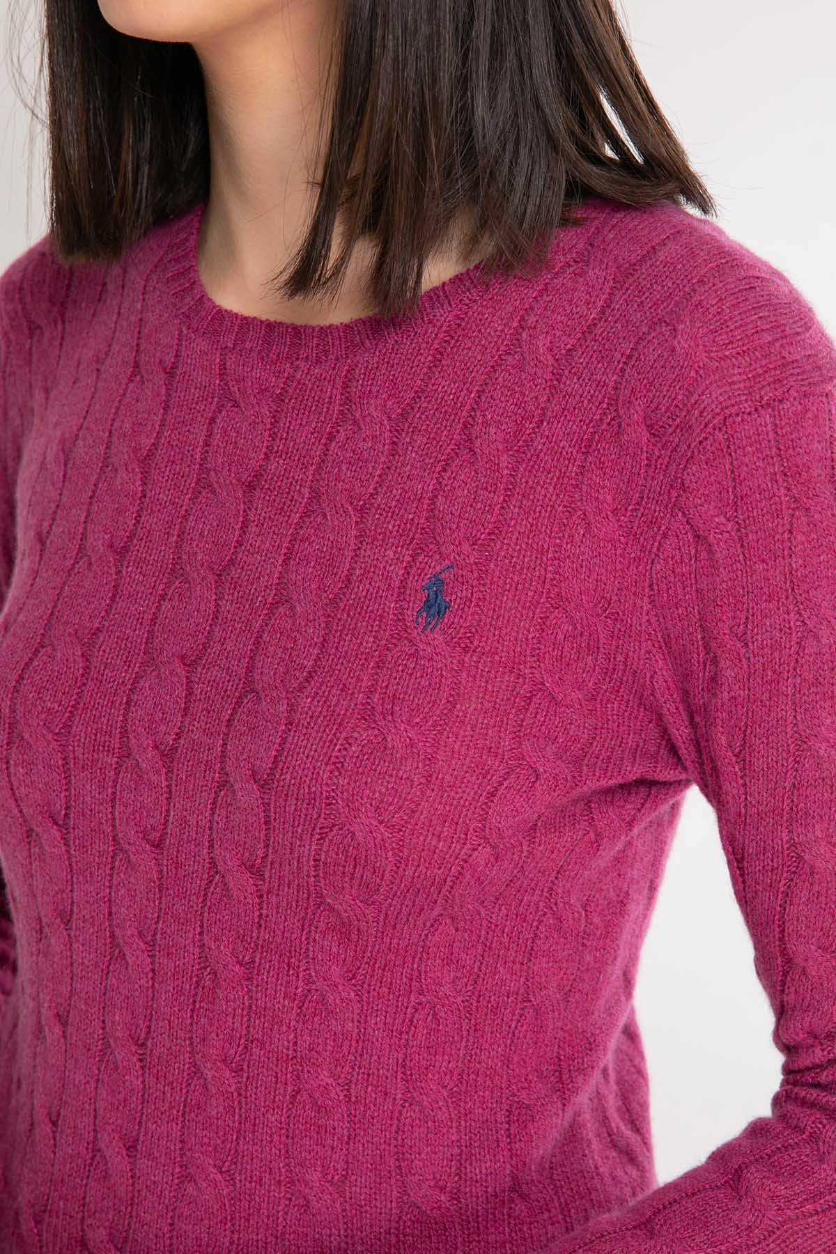 Polo Ralph Lauren Kaşmirli Saç Örgü Triko-Libas Trendy Fashion Store