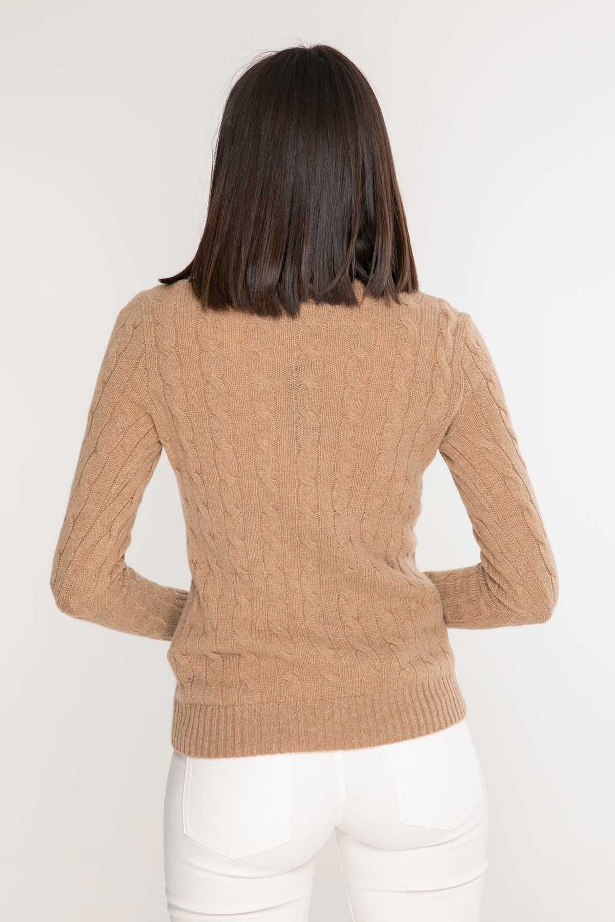 Polo Ralph Lauren Kaşmirli Saç Örgü Triko-Libas Trendy Fashion Store