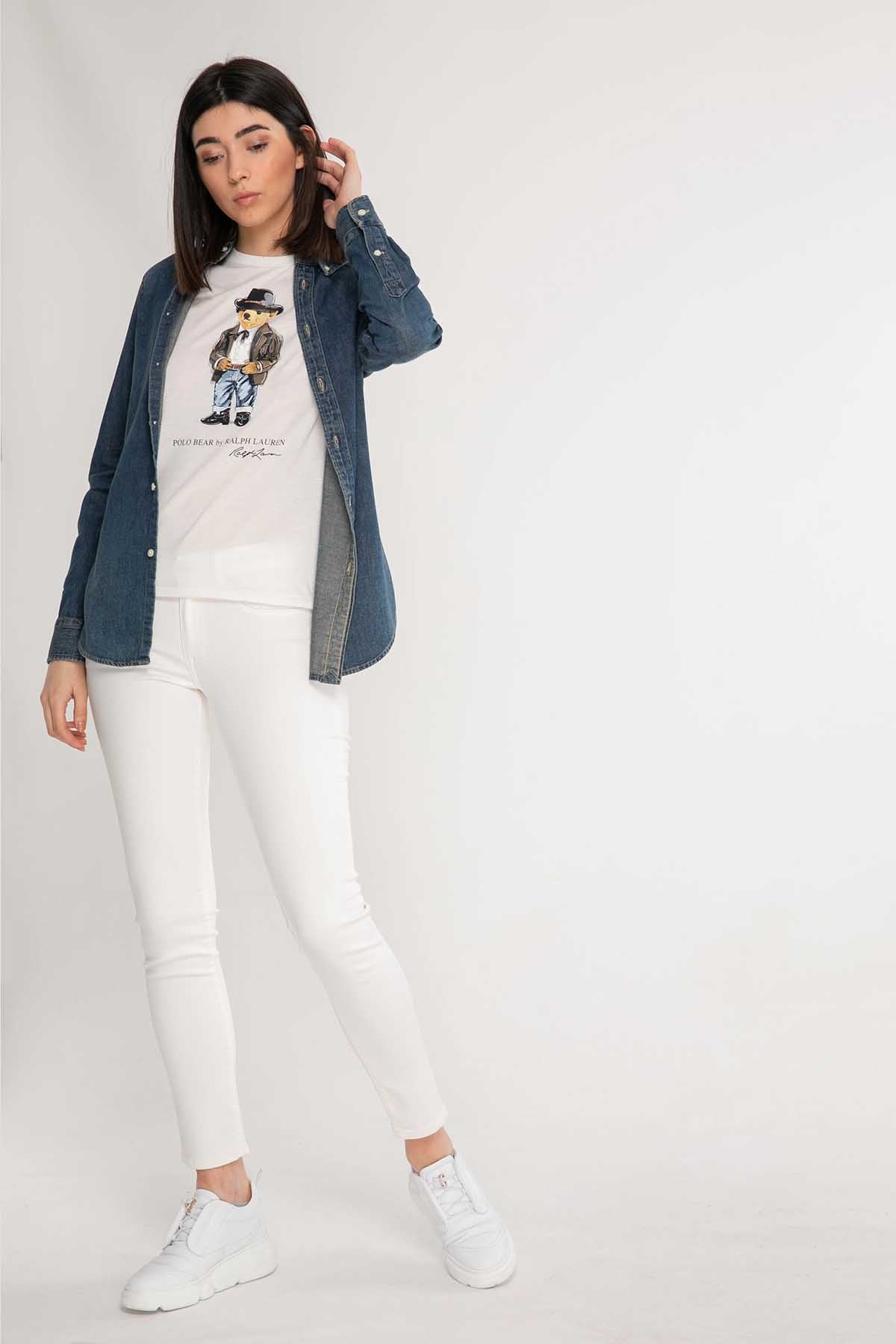 Polo Ralph Lauren Custom Fit Denim Gömlek-Libas Trendy Fashion Store