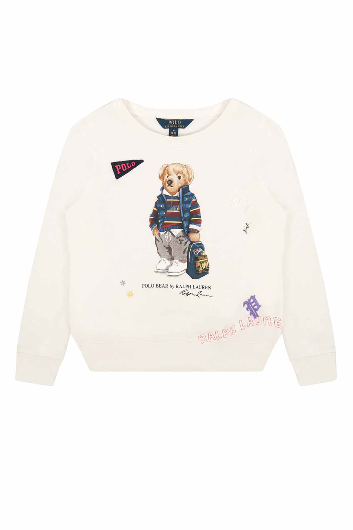 Polo Ralph Lauren S-M Kız Çocuk Polo Bear Sweatshirt-Libas Trendy Fashion Store