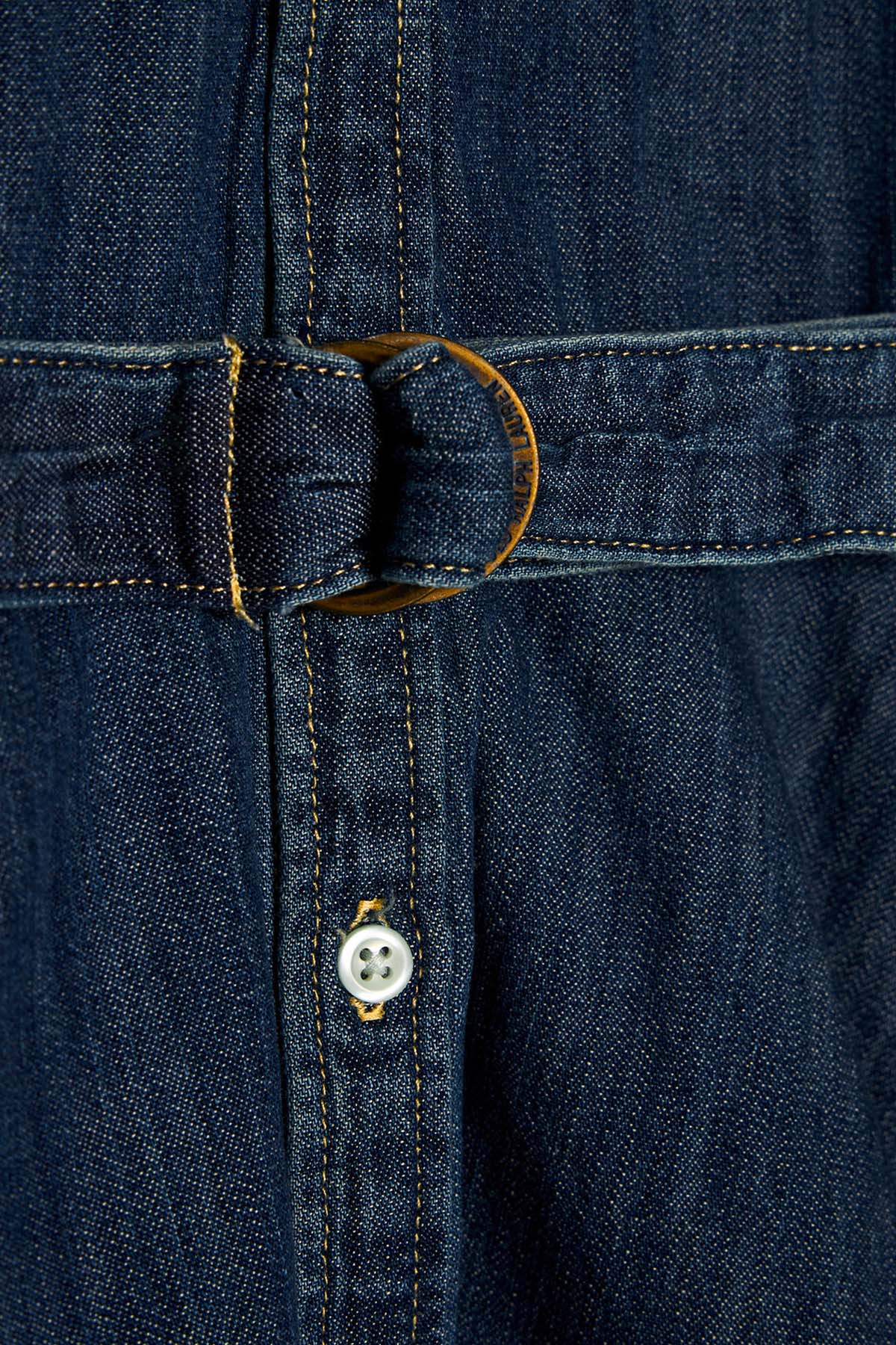 Polo Ralph Lauren 5-6.5 Yaş Kız Denim Elbise-Libas Trendy Fashion Store