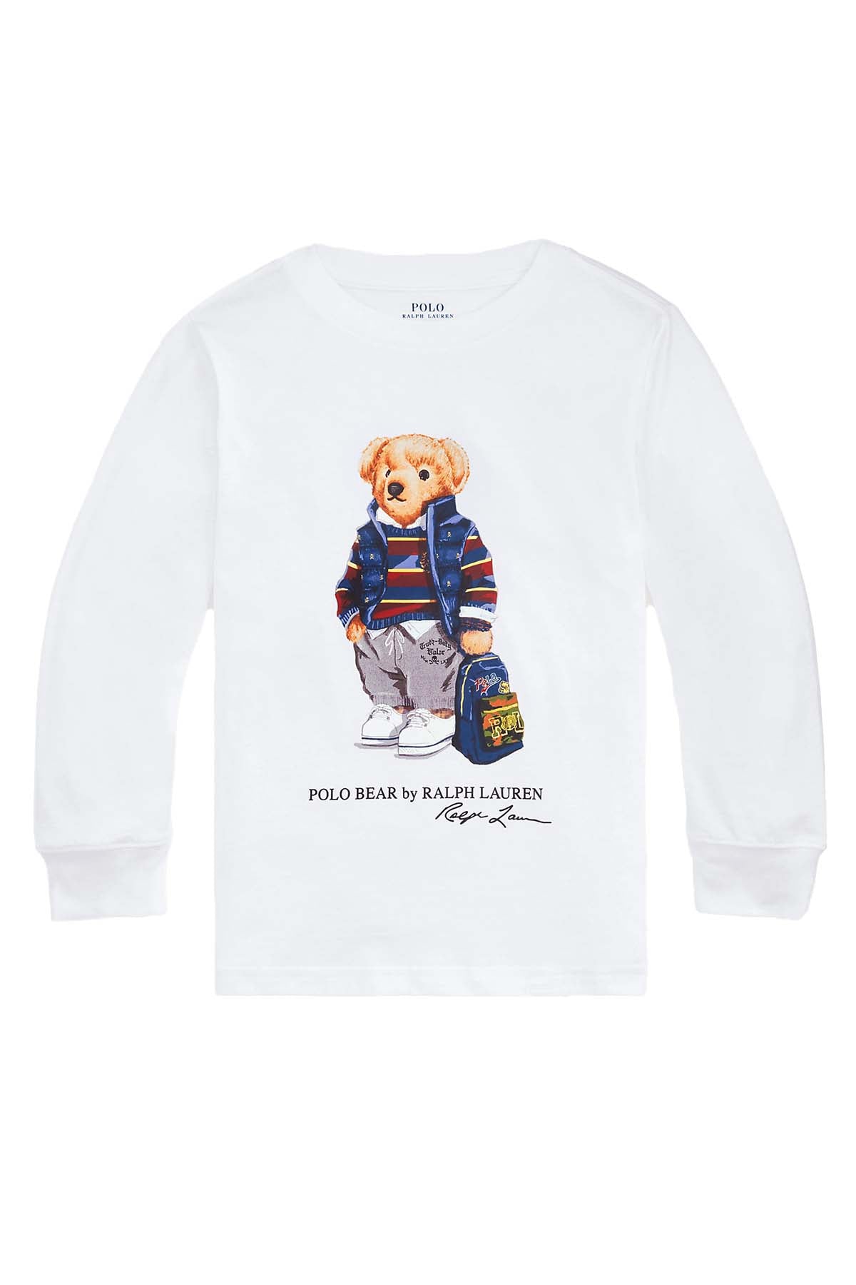 Polo Ralph Lauren 2-4 Yaş Erkek Polo Bear T-shirt-Libas Trendy Fashion Store