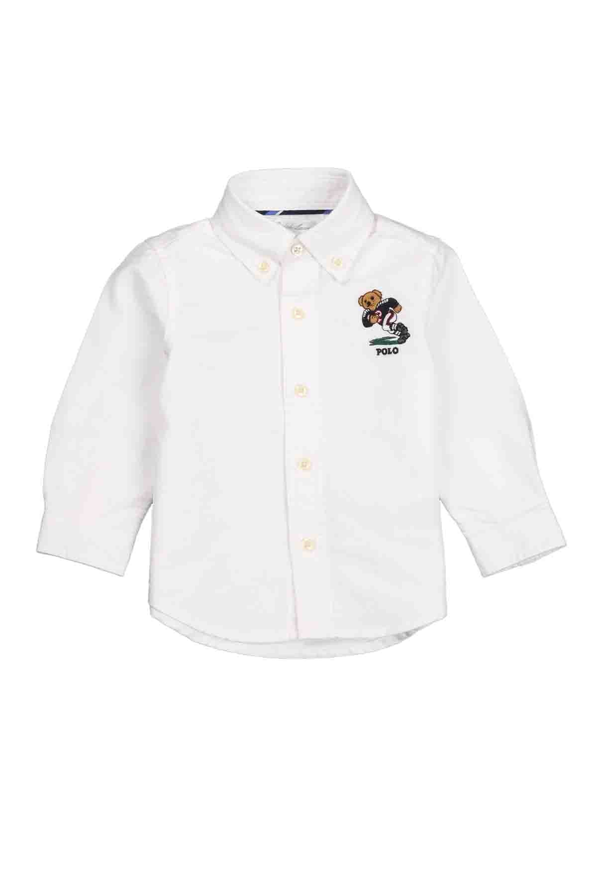 Polo Ralph Lauren 9-24 Ay Erkek Polo Bear Gömlek-Libas Trendy Fashion Store