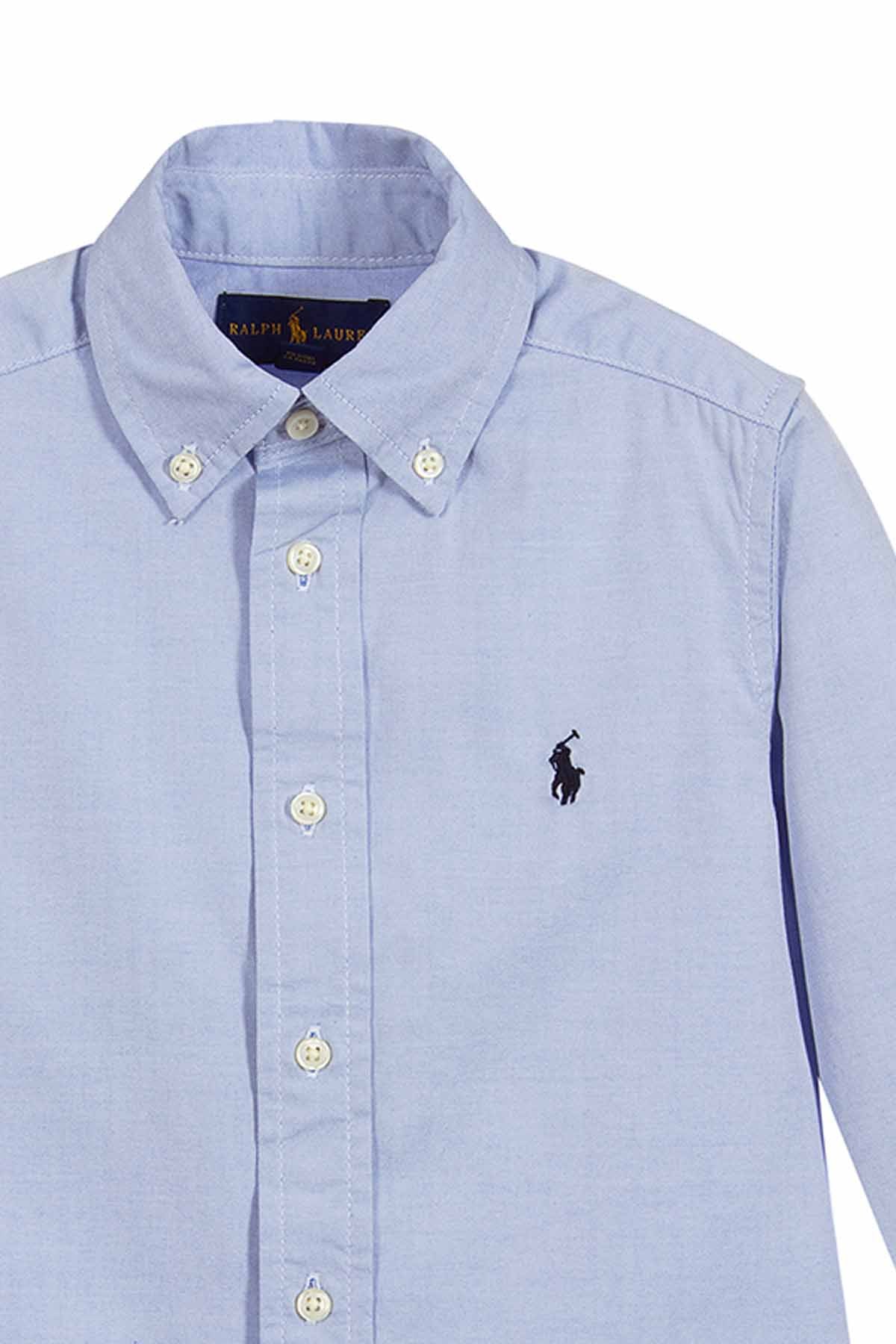 Polo Ralph Lauren 5-7 Yaş Erkek Slim Fit Oxford Gömlek-Libas Trendy Fashion Store