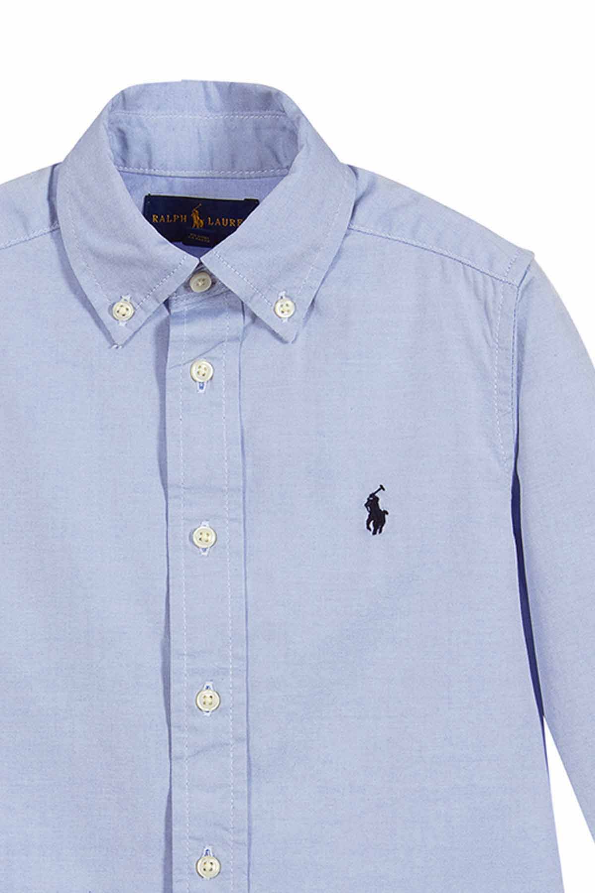 Polo Ralph Lauren 8-10 Yaş Erkek Slim Fit Oxford Gömlek-Libas Trendy Fashion Store