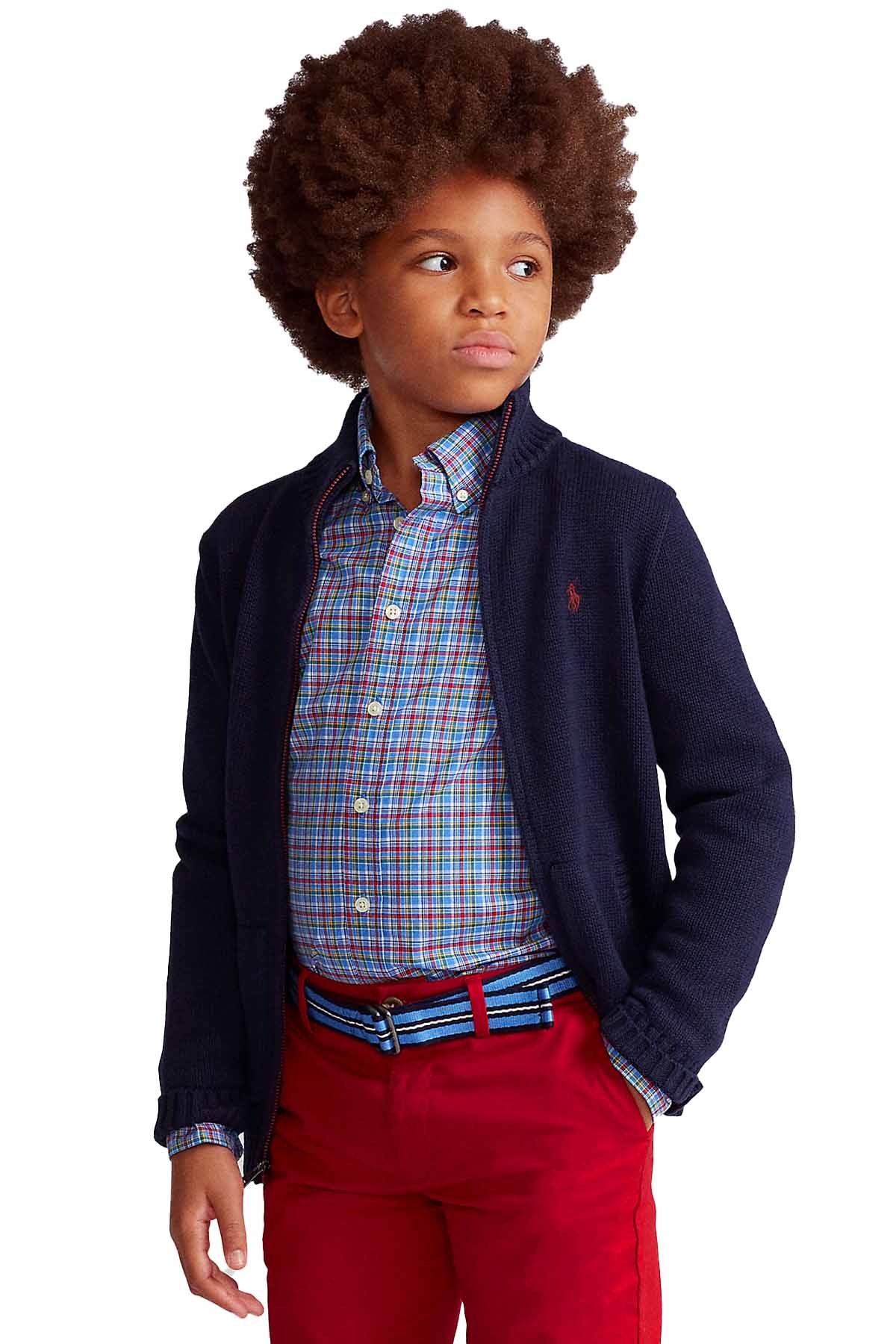 Polo Ralph Lauren S-M Erkek Çocuk Triko Ceket-Libas Trendy Fashion Store