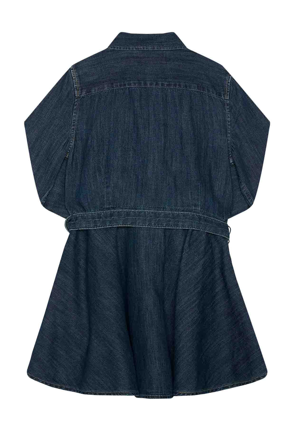 Polo Ralph Lauren 8-10 Yaş Kız Denim Elbise-Libas Trendy Fashion Store