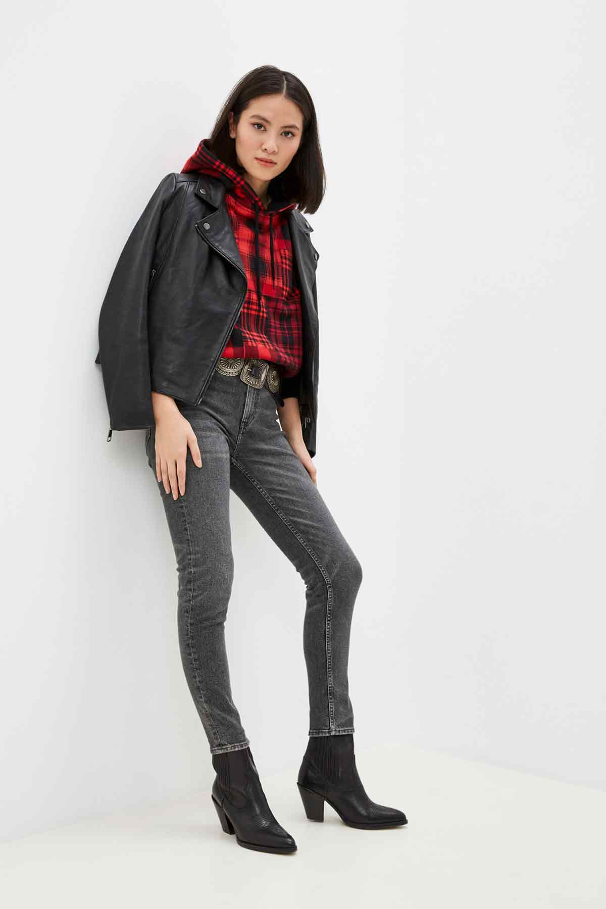 Polo Ralph Lauren Kapüşonlu Oversize Patchwork Sweatshirt-Libas Trendy Fashion Store