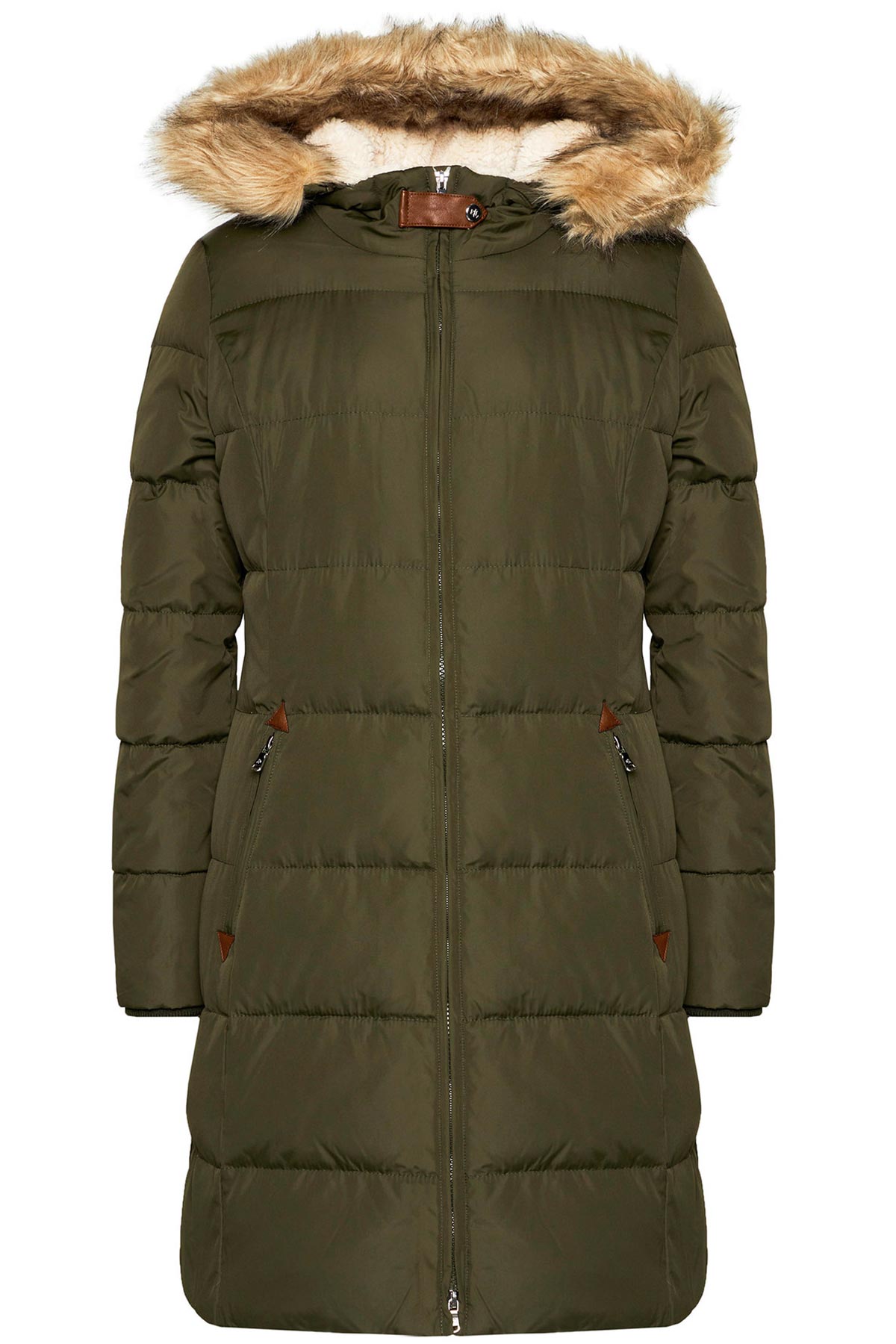 Polo Ralph Lauren Kürk Yaka Puffer Parka-Libas Trendy Fashion Store