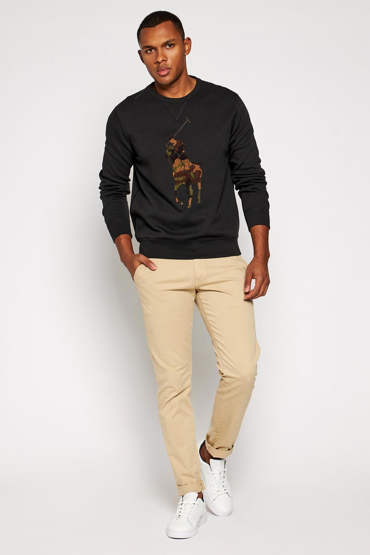 Polo Ralph Lauren Kamuflaj Big Pony Sweatshirt-Libas Trendy Fashion Store