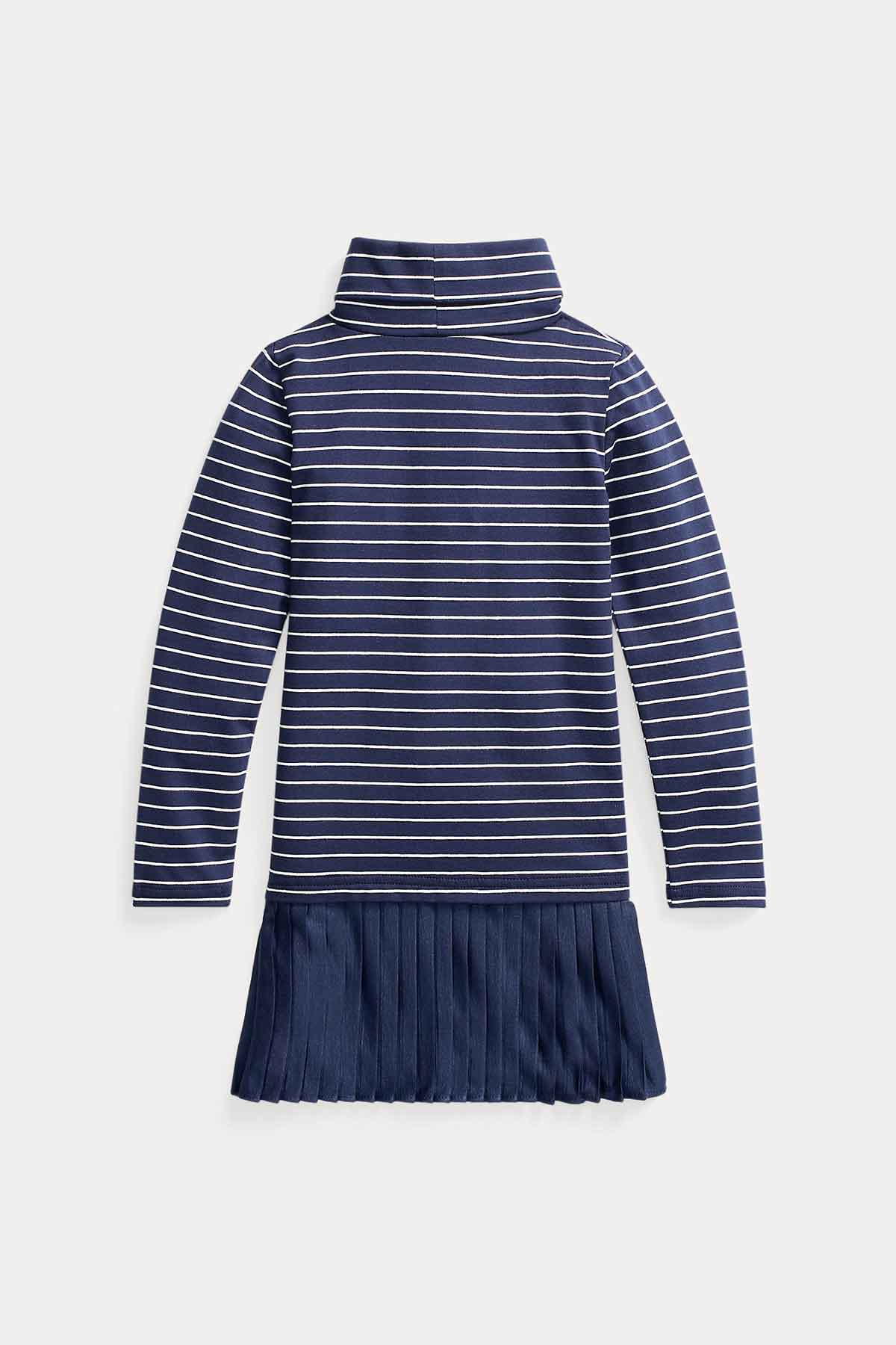 Polo Ralph Lauren 5-6.5 Yaş Kız Pilise Etekli Elbise-Libas Trendy Fashion Store