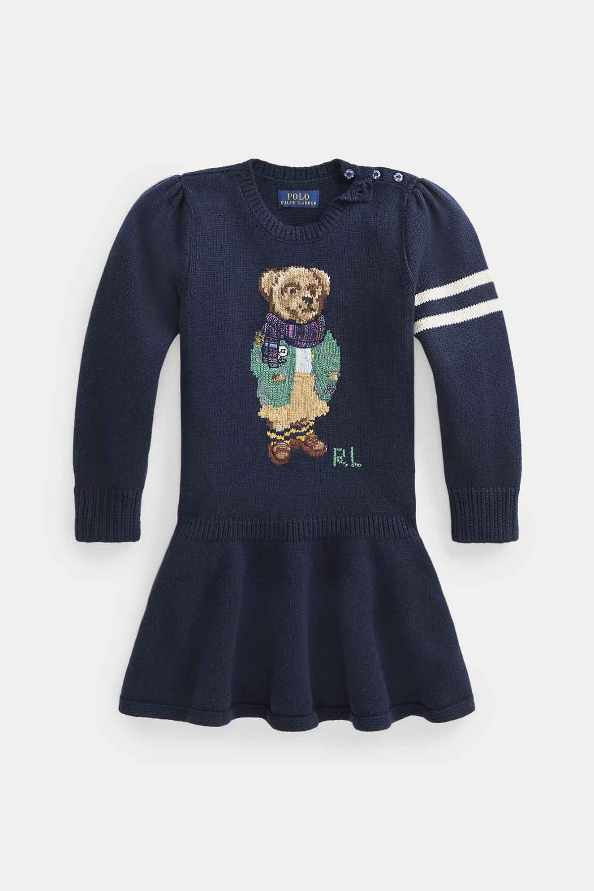 Polo Ralph Lauren 3-4 Yaş Kız Polo Bear Elbise-Libas Trendy Fashion Store