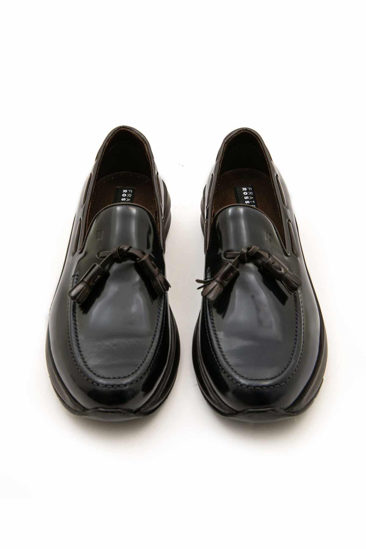 Fratelli Rossetti Püsküllü Loafer Deri Ayakkabı-Libas Trendy Fashion Store
