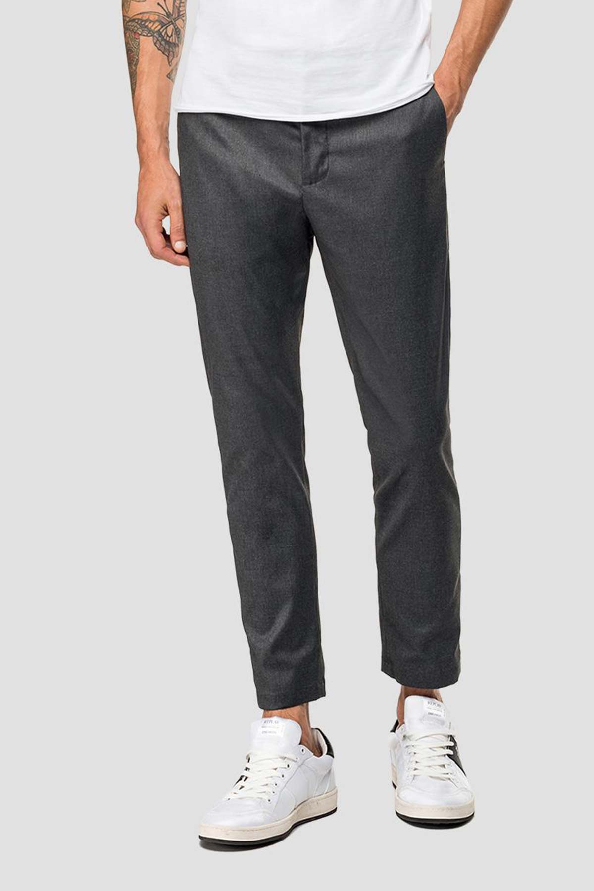 Replay Smart Business Slim Fit Pantolon-Libas Trendy Fashion Store