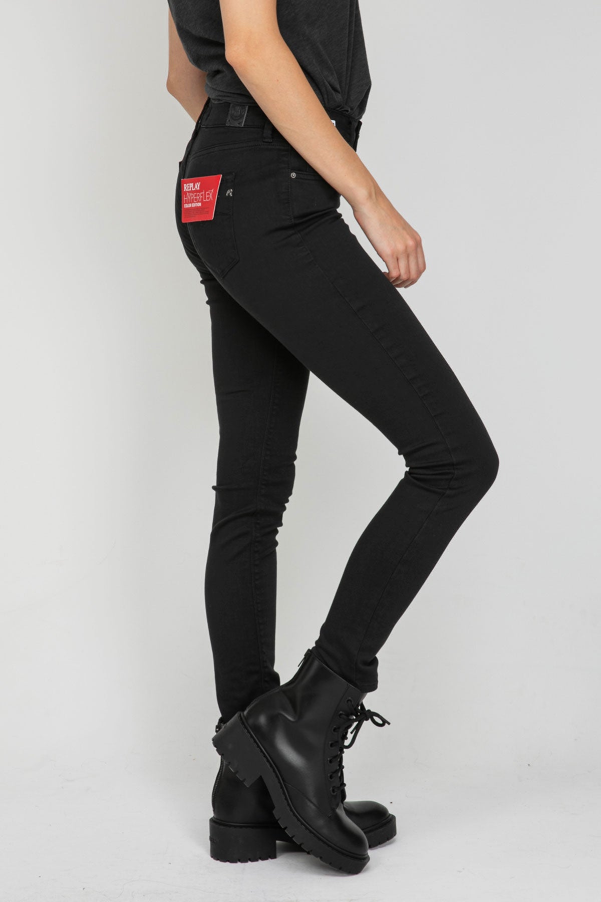 Replay Hyperflex Skinny High Waist Fit Jeans-Libas Trendy Fashion Store