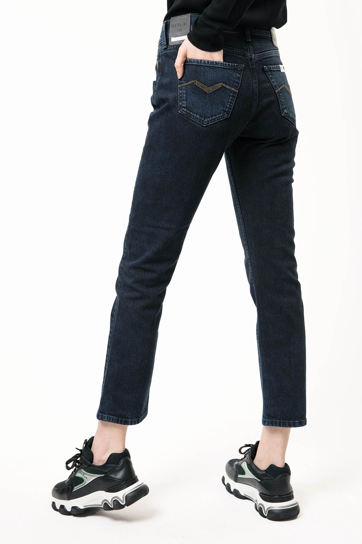 Replay Roxel Trok Detaylı Boy Fit Jeans-Libas Trendy Fashion Store