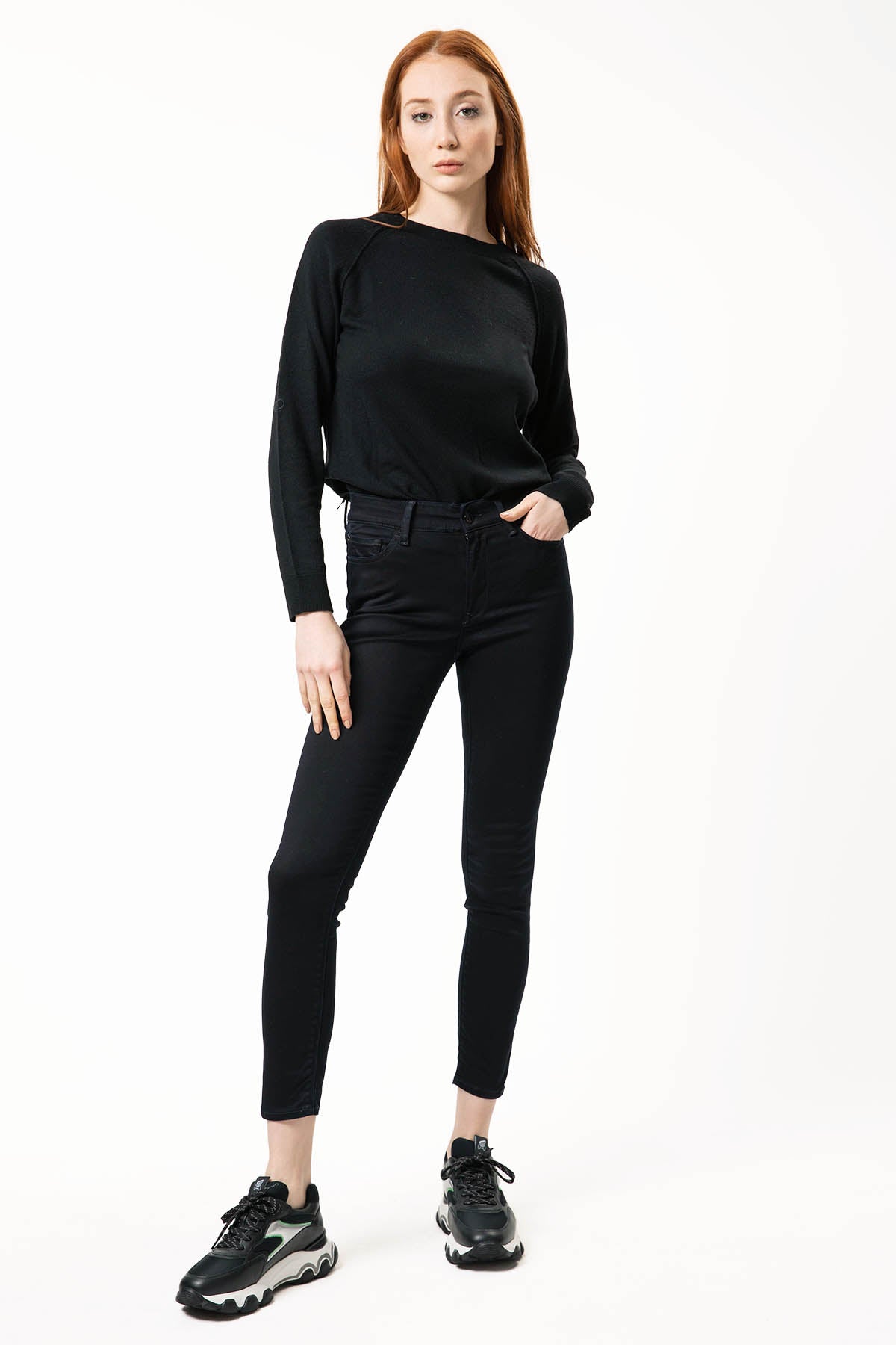 Replay Luzien Skinny Fit Yüksek Bel Jeans-Libas Trendy Fashion Store