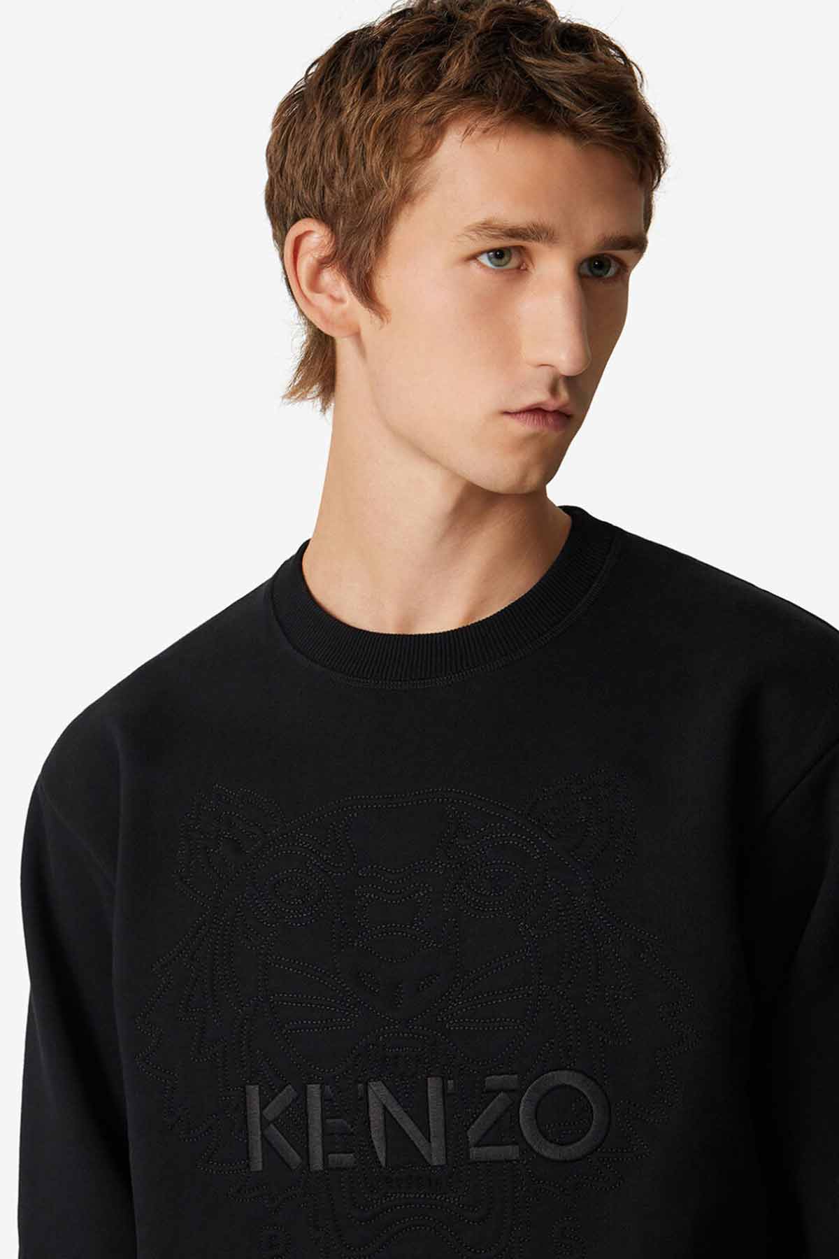 Kenzo Kaplan Logolu Sweatshirt-Libas Trendy Fashion Store
