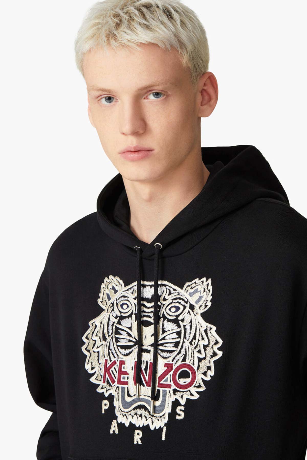 Kenzo Kapüşonlu Kaplan Logolu Sweatshirt-Libas Trendy Fashion Store