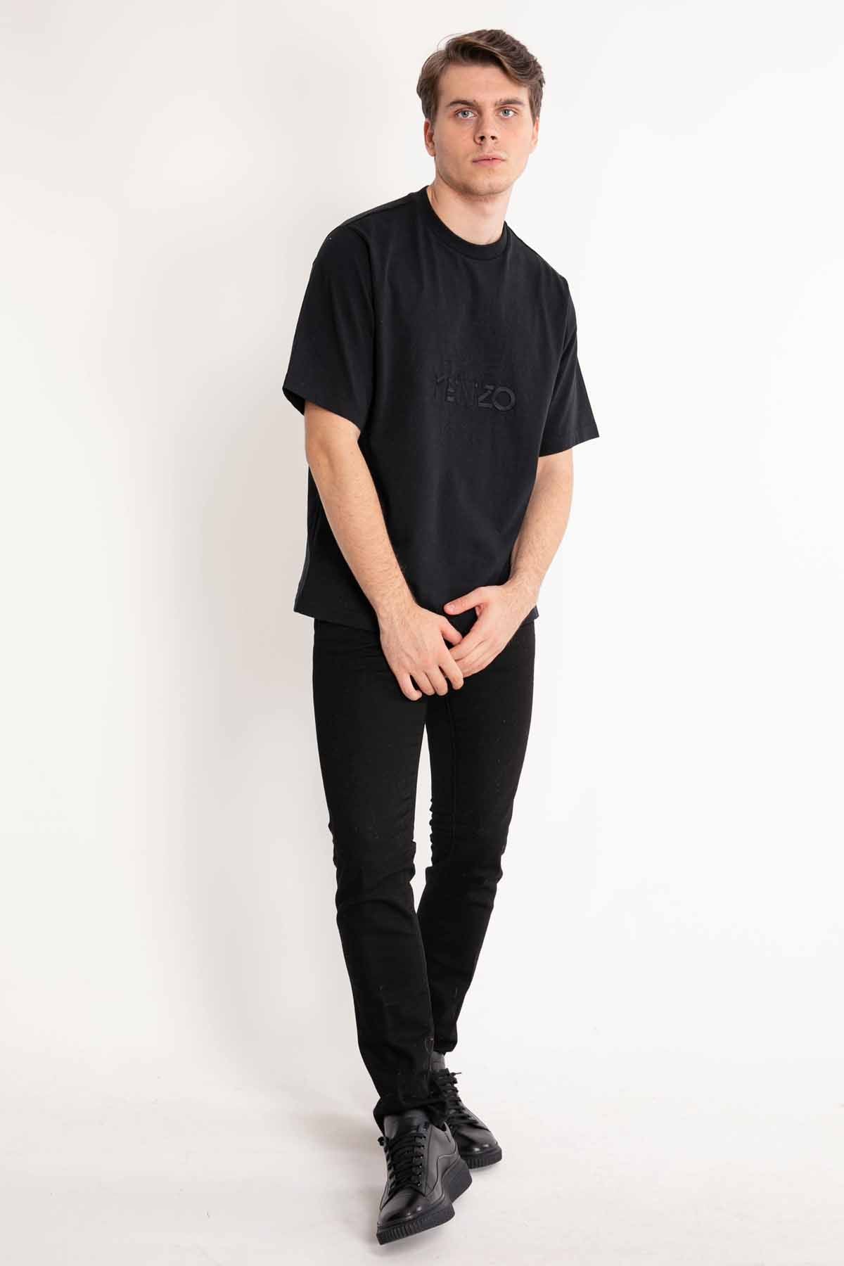 Kenzo Oversize Fit Kaplan Logolu T-shirt-Libas Trendy Fashion Store