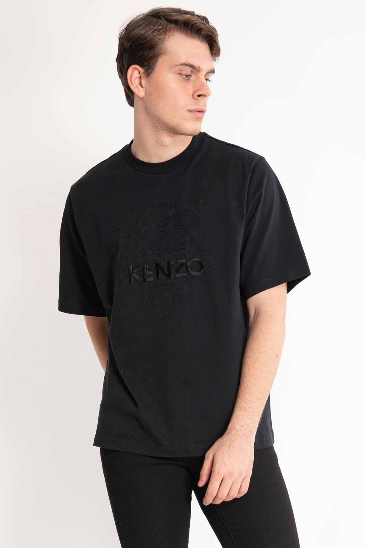 Kenzo Oversize Fit Kaplan Logolu T-shirt-Libas Trendy Fashion Store