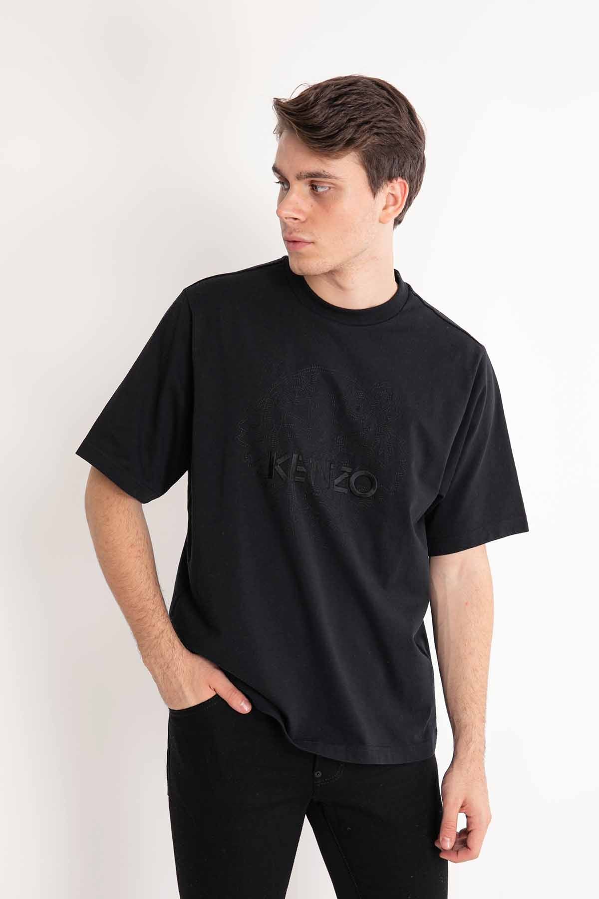 Kenzo Oversize Fit Kaplan Logolu T-shirt-Libas Trendy Fashion Store