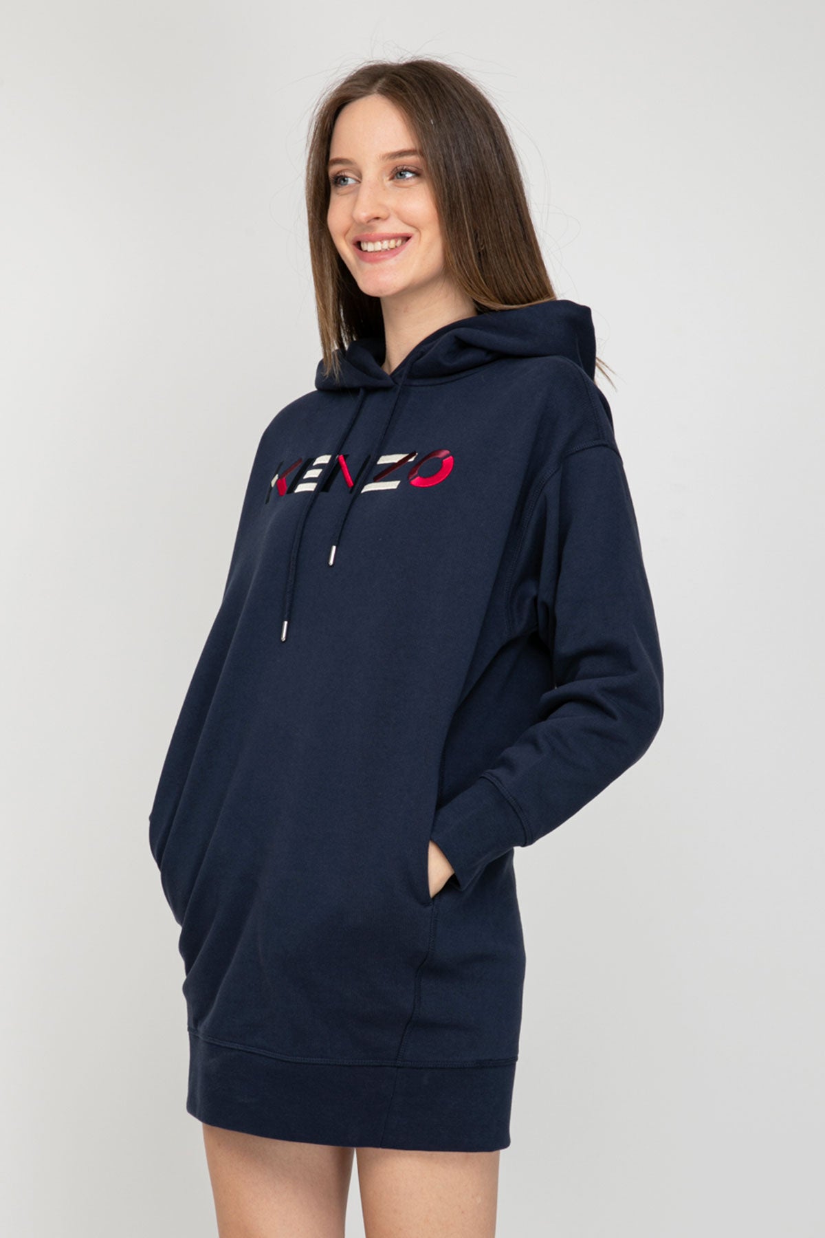 Kenzo Logo Sweatshirt Elbise-Libas Trendy Fashion Store