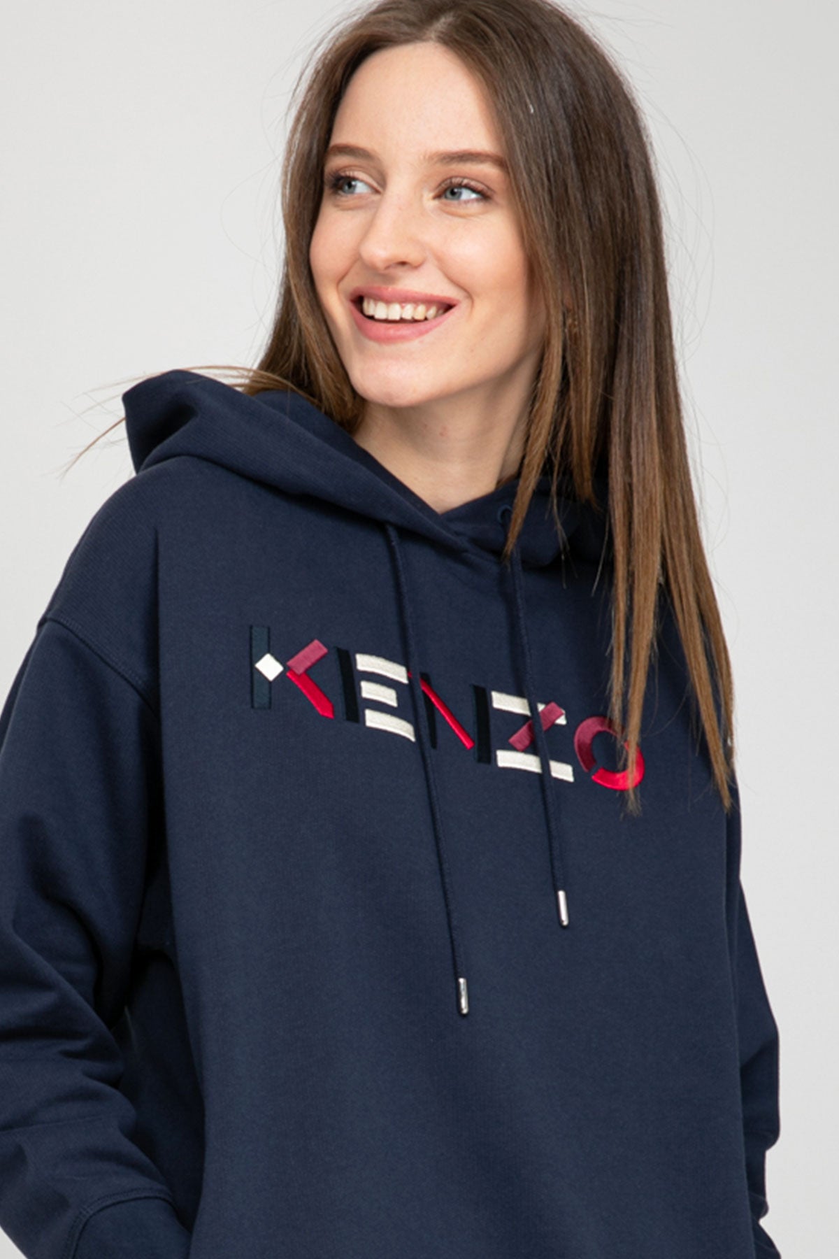 Kenzo Logo Sweatshirt Elbise-Libas Trendy Fashion Store