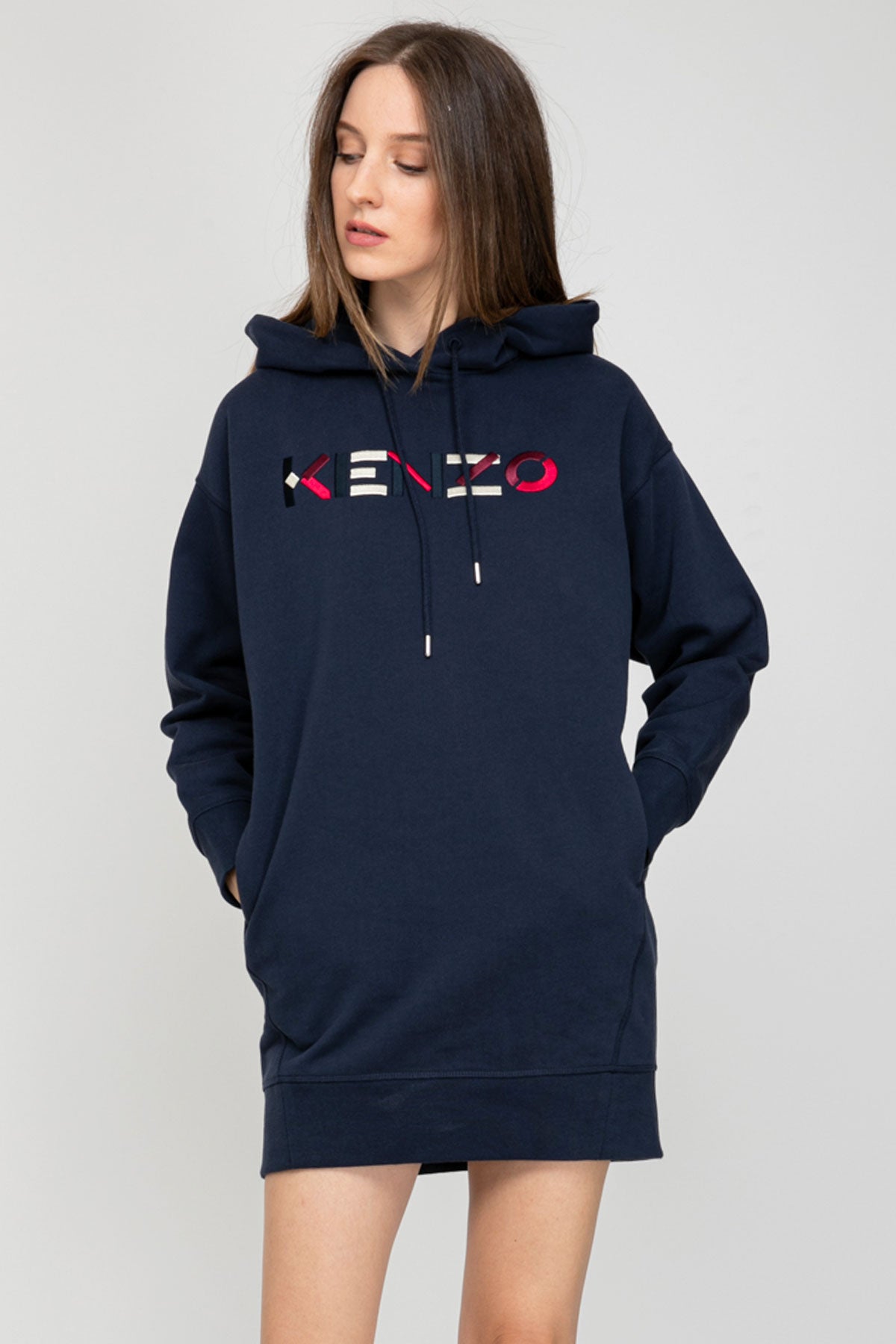 Kenzo Logo Sweatshirt Elbise-Libas Trendy Fashion Store