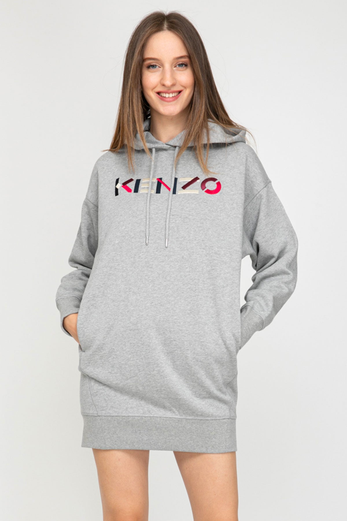 Kenzo Logo Sweatshirt Elbise-Libas Trendy Fashion Store