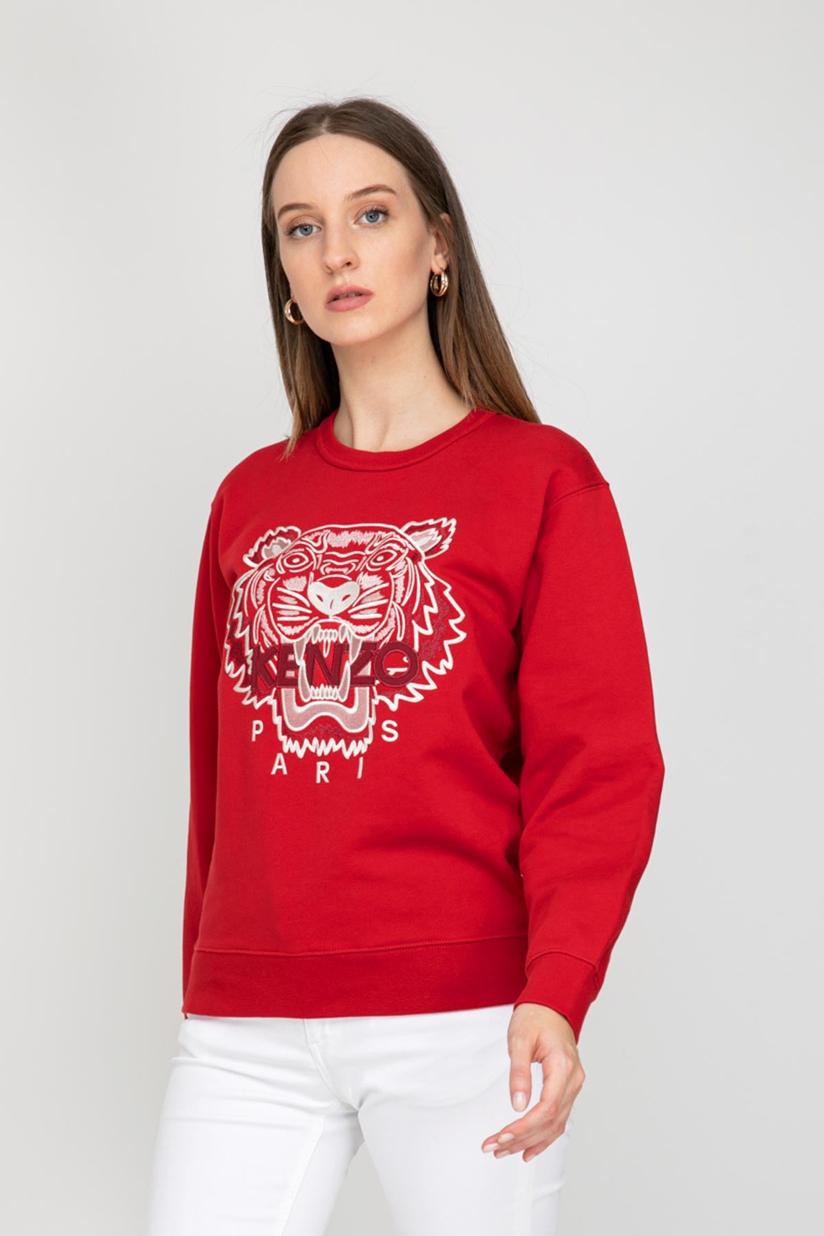 Kenzo Kaplan Logolu Sweatshirt-Libas Trendy Fashion Store