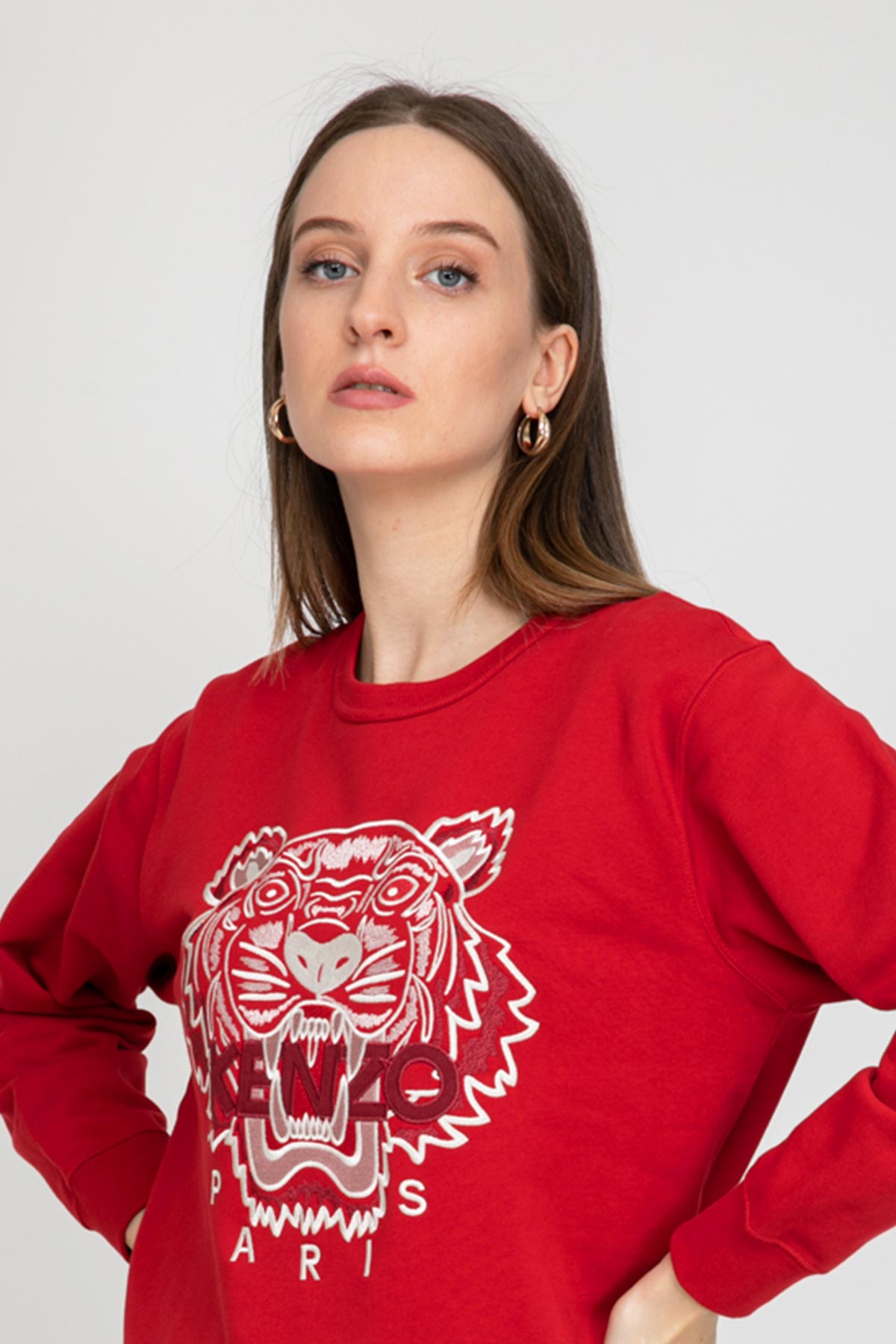 Kenzo Kaplan Logolu Sweatshirt-Libas Trendy Fashion Store