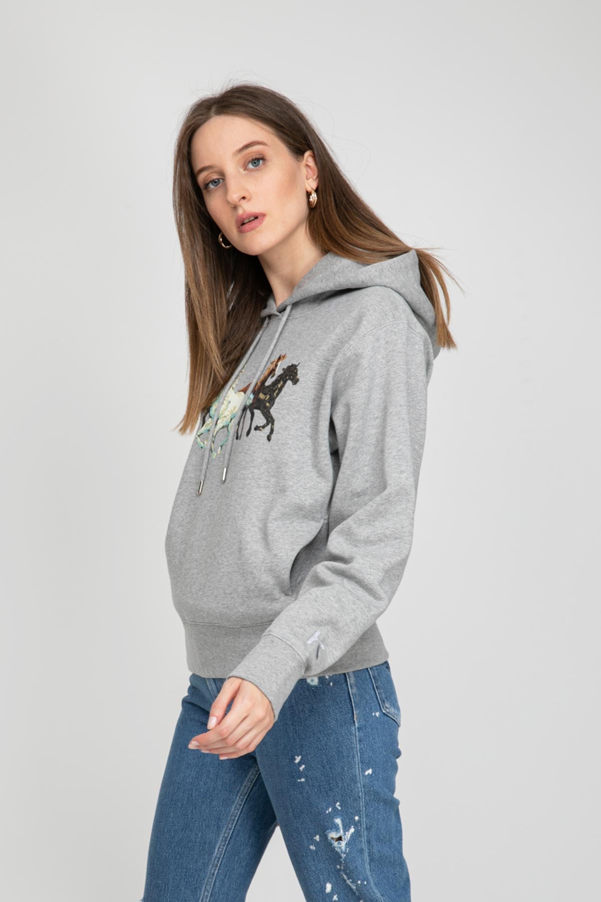 Kenzo Horses Kapüşonlu Sweatshirt-Libas Trendy Fashion Store