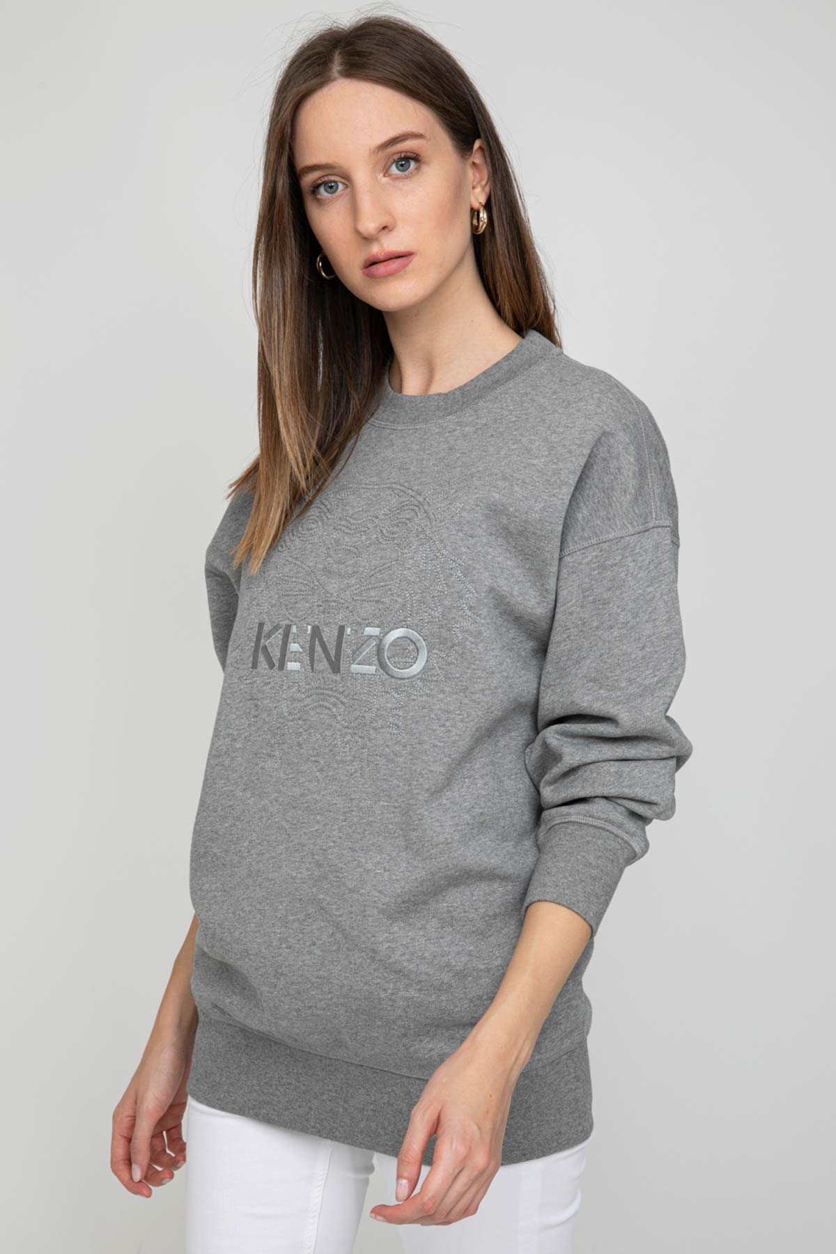 Kenzo Kaplan Logolu Sweatshirt-Libas Trendy Fashion Store
