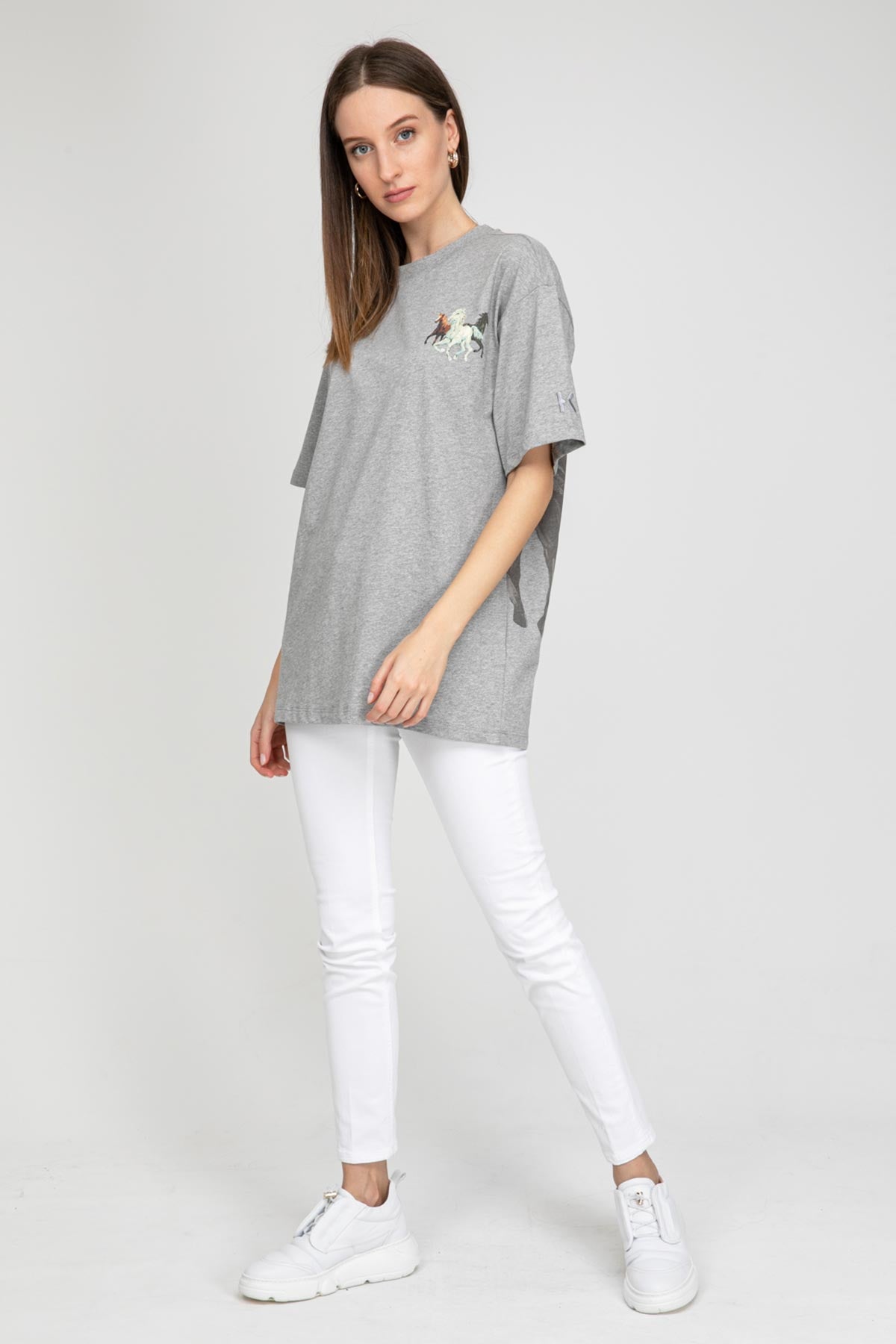 Kenzo Oversize Horses T-shirt-Libas Trendy Fashion Store